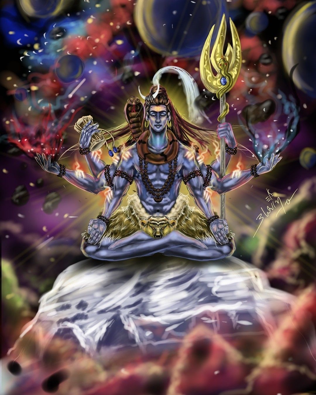 lord shiva. center of universe. made by me. Mahadev, Lord shiva statue, Lord shiva