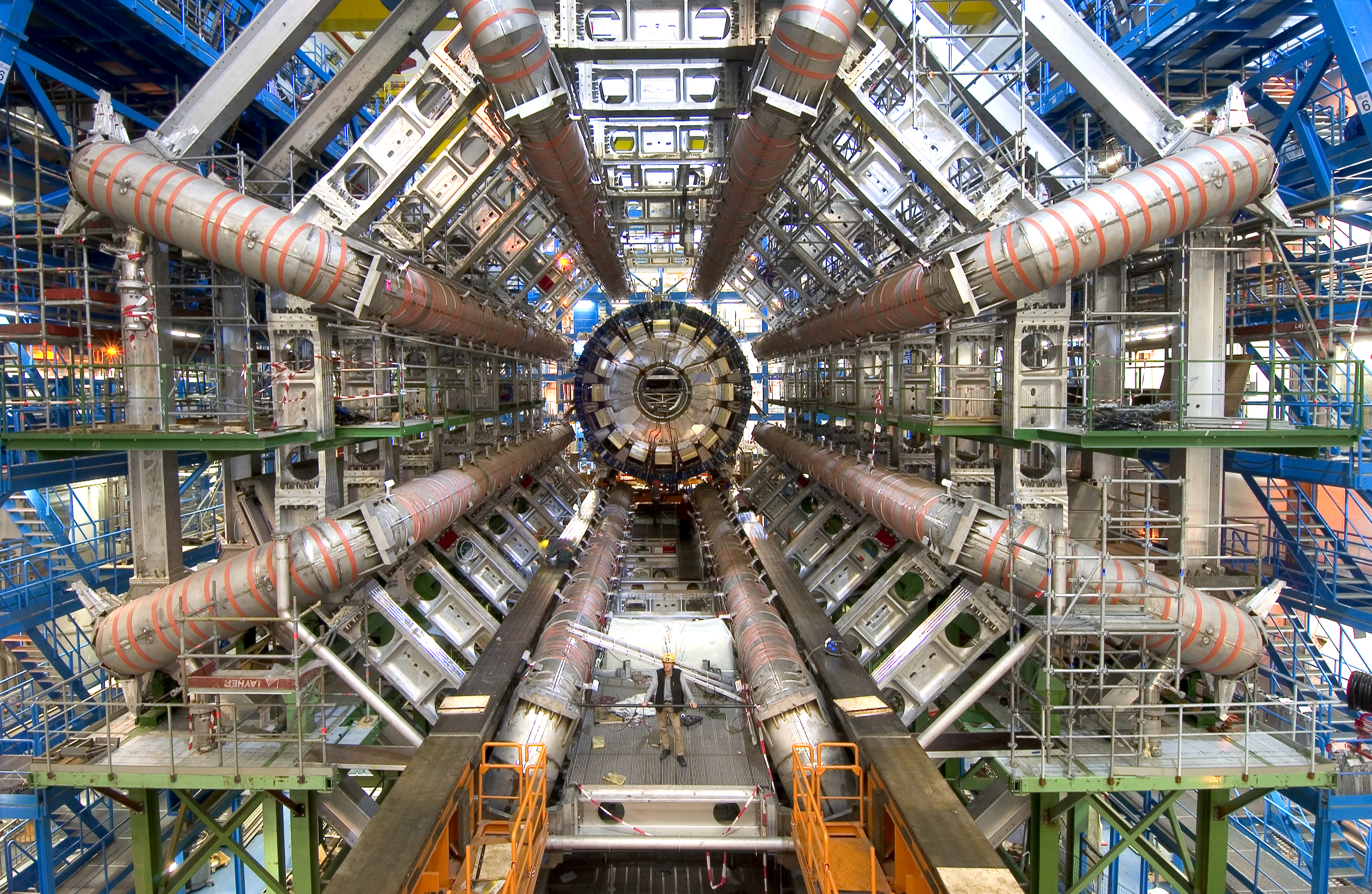 Man Made Large Hadron Collider HD Wallpaper