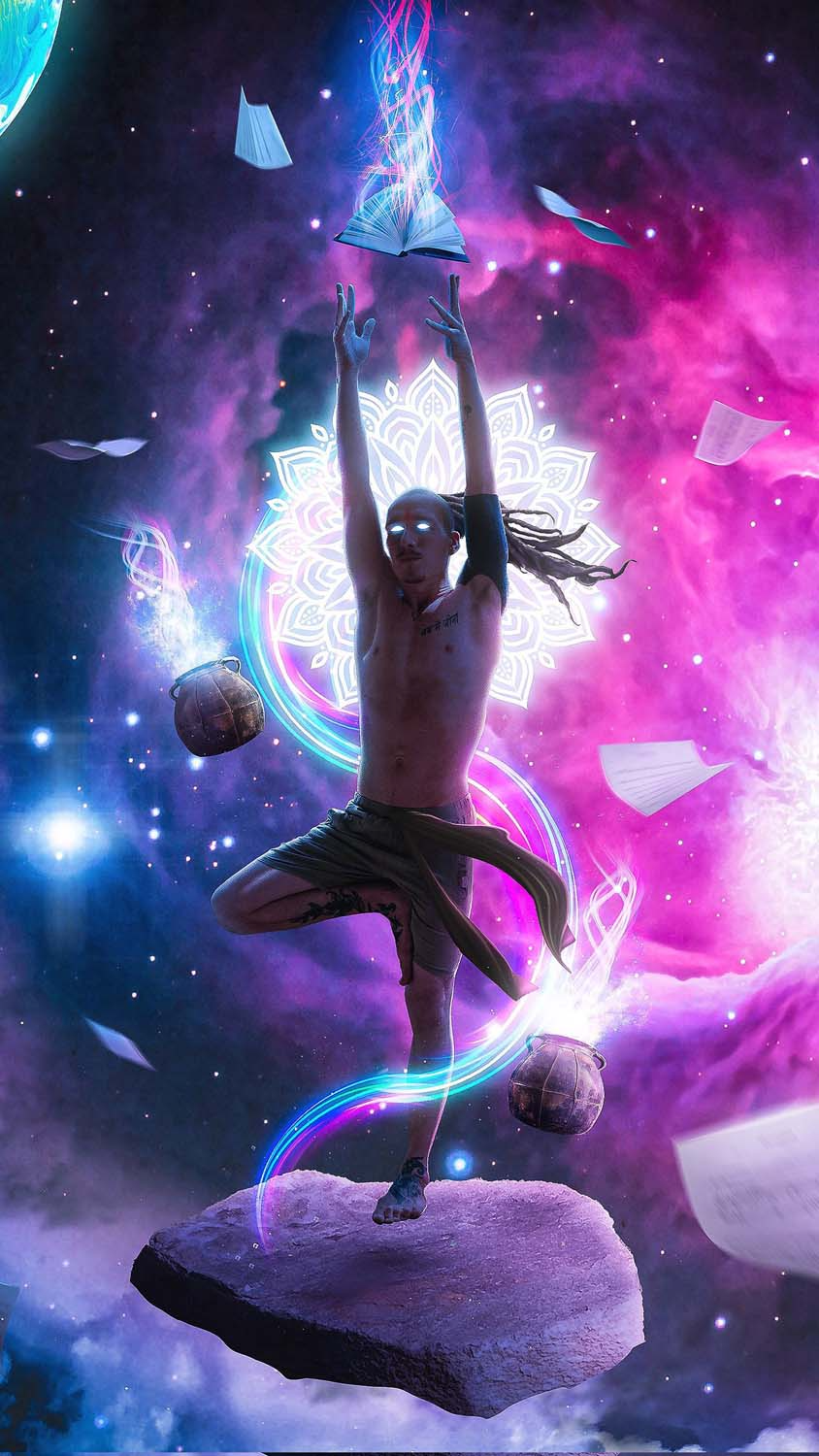Universe Of Yoga IPhone Wallpaper HD IPhone Wallpaper Wallpaper Download