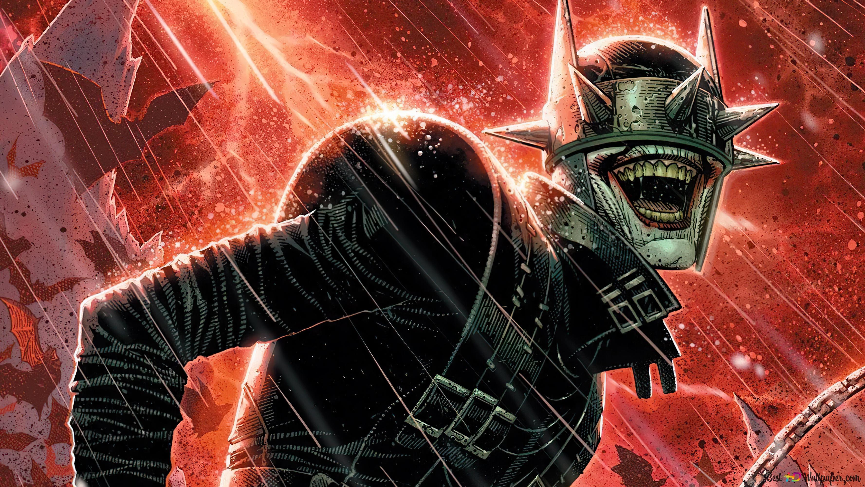 Batman Who Laughs Art DC Comics Supervillain 4K wallpaper download