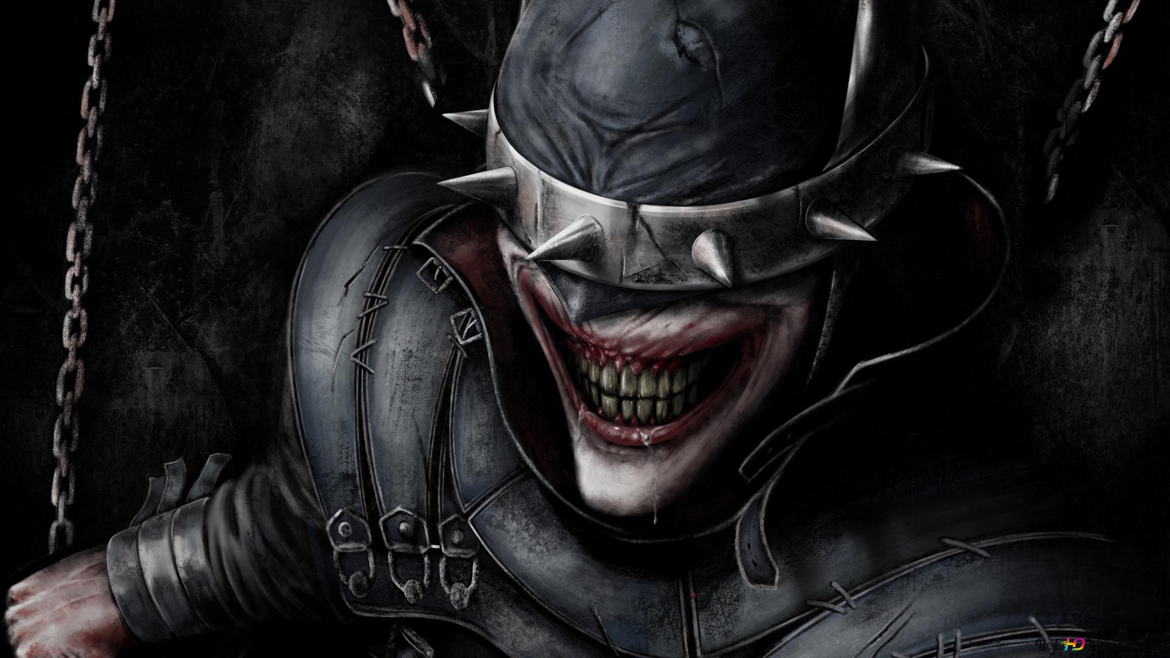 The Batman who laughs supervillain DC 4K wallpaper download