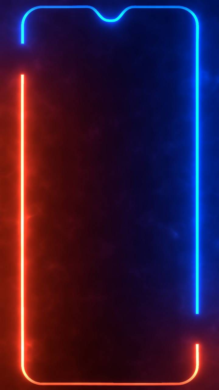 Ice Fire OnePlus Frame Wallpaper By Frame Designs. Framed Wallpaper, Dark Phone Wallpaper, Wallpaper Edge
