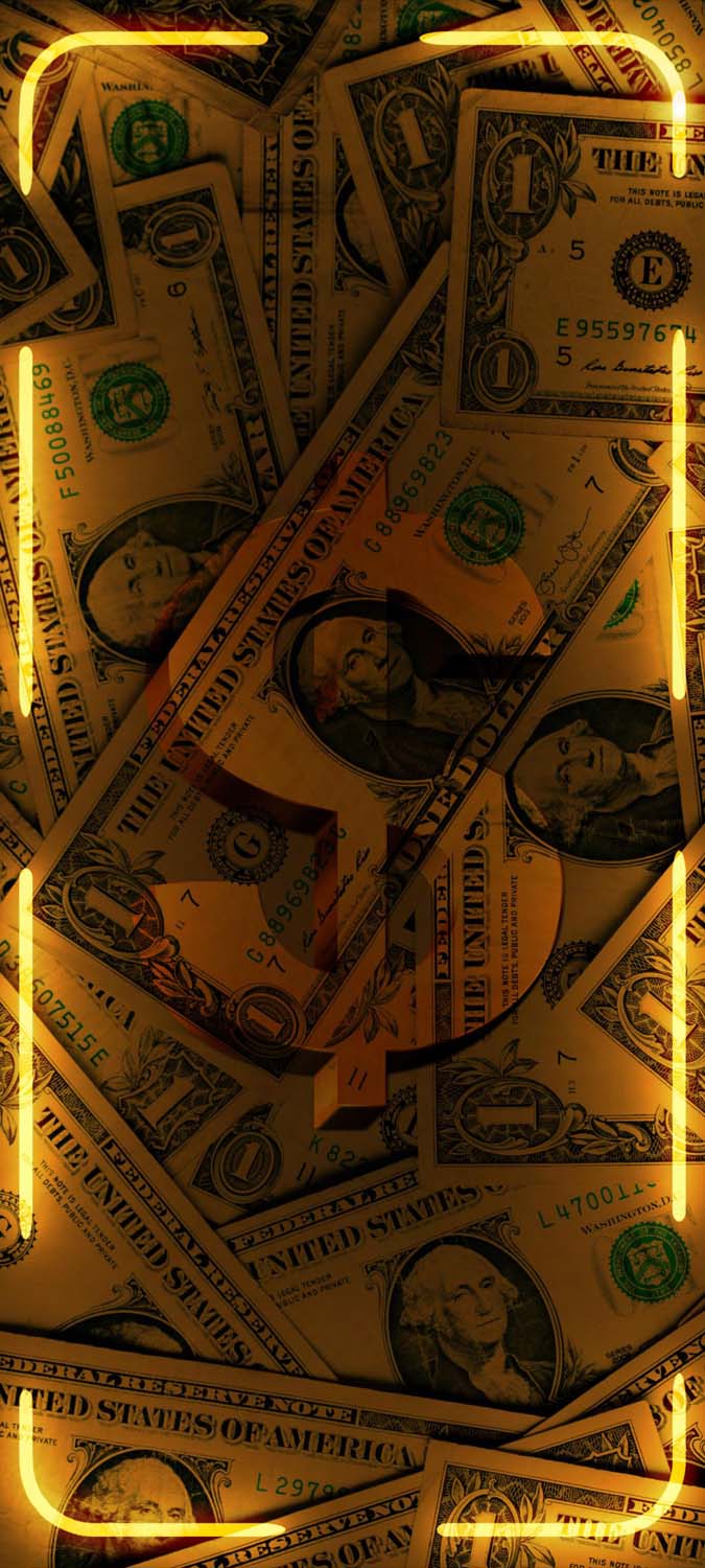 Dollar Frame iPhone Wallpaper HD
