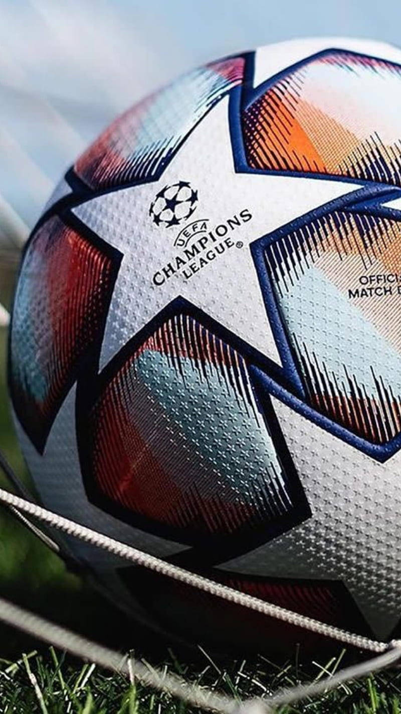 Download Close Up Of Champions League Ball Wallpaper