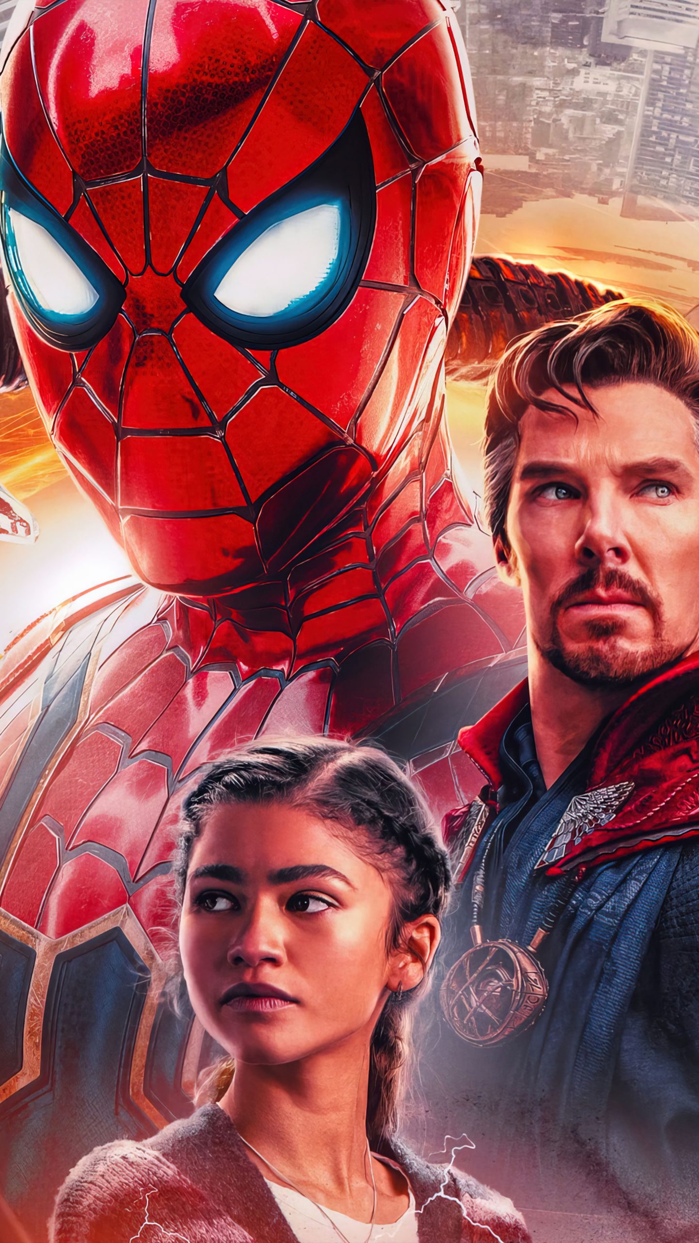 Characters In Spider Man No Way Home 4K Ultra HD Mobile Wallpaper