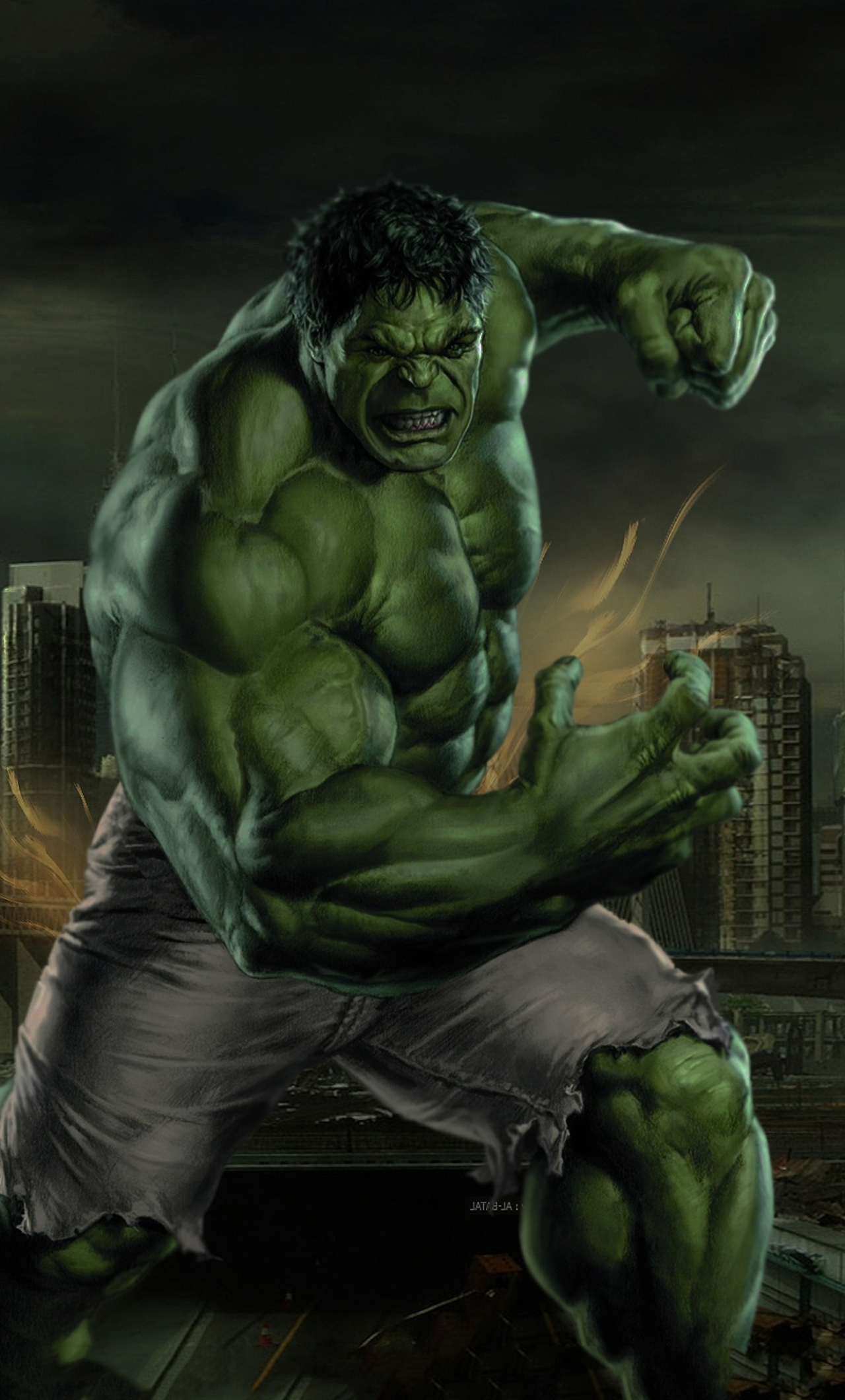 Download wallpaper 1280x2120 hulk, green man, smash it, iphone 6 plus, 1280x2120 HD background, 22047