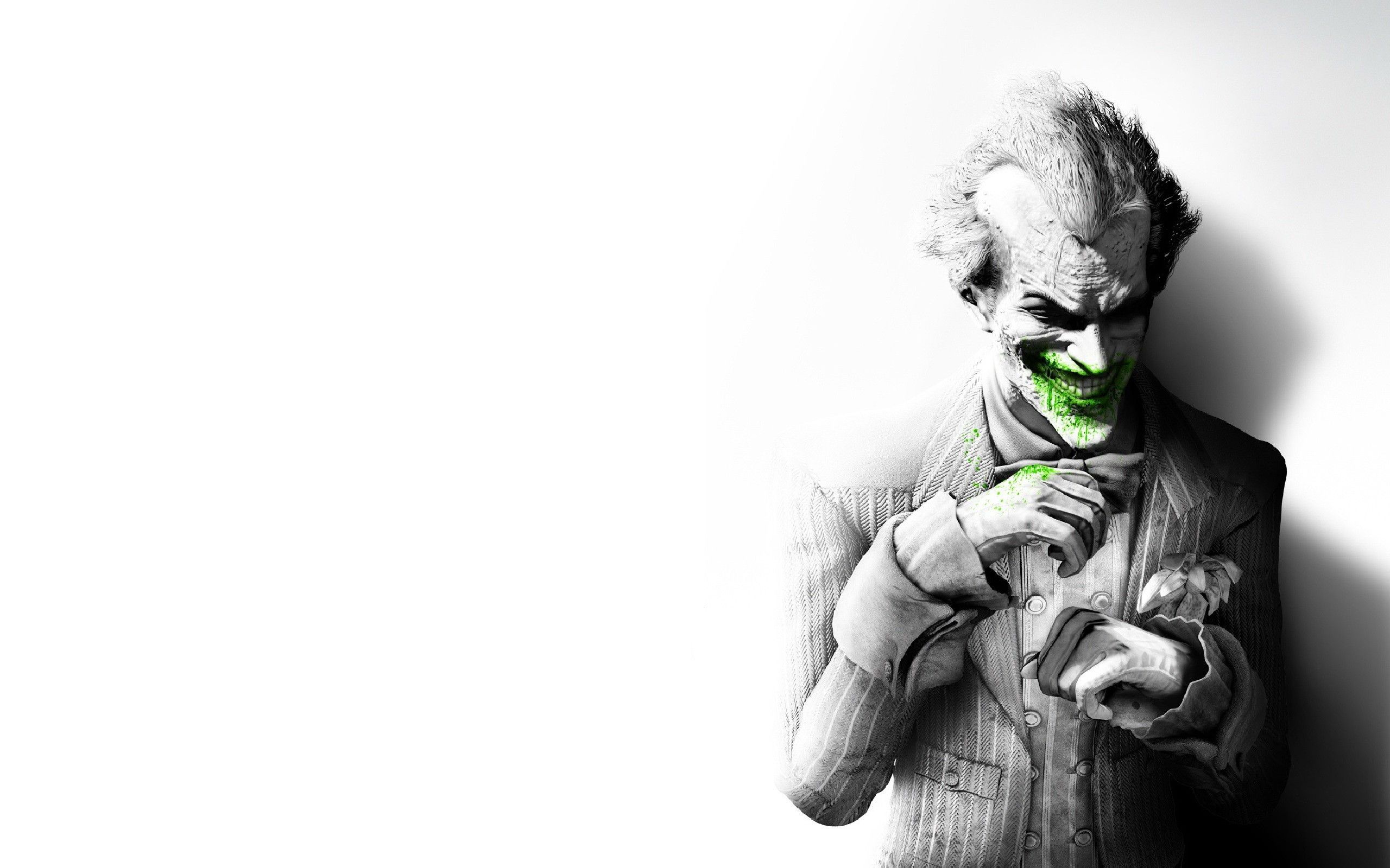 White Joker Wallpaper
