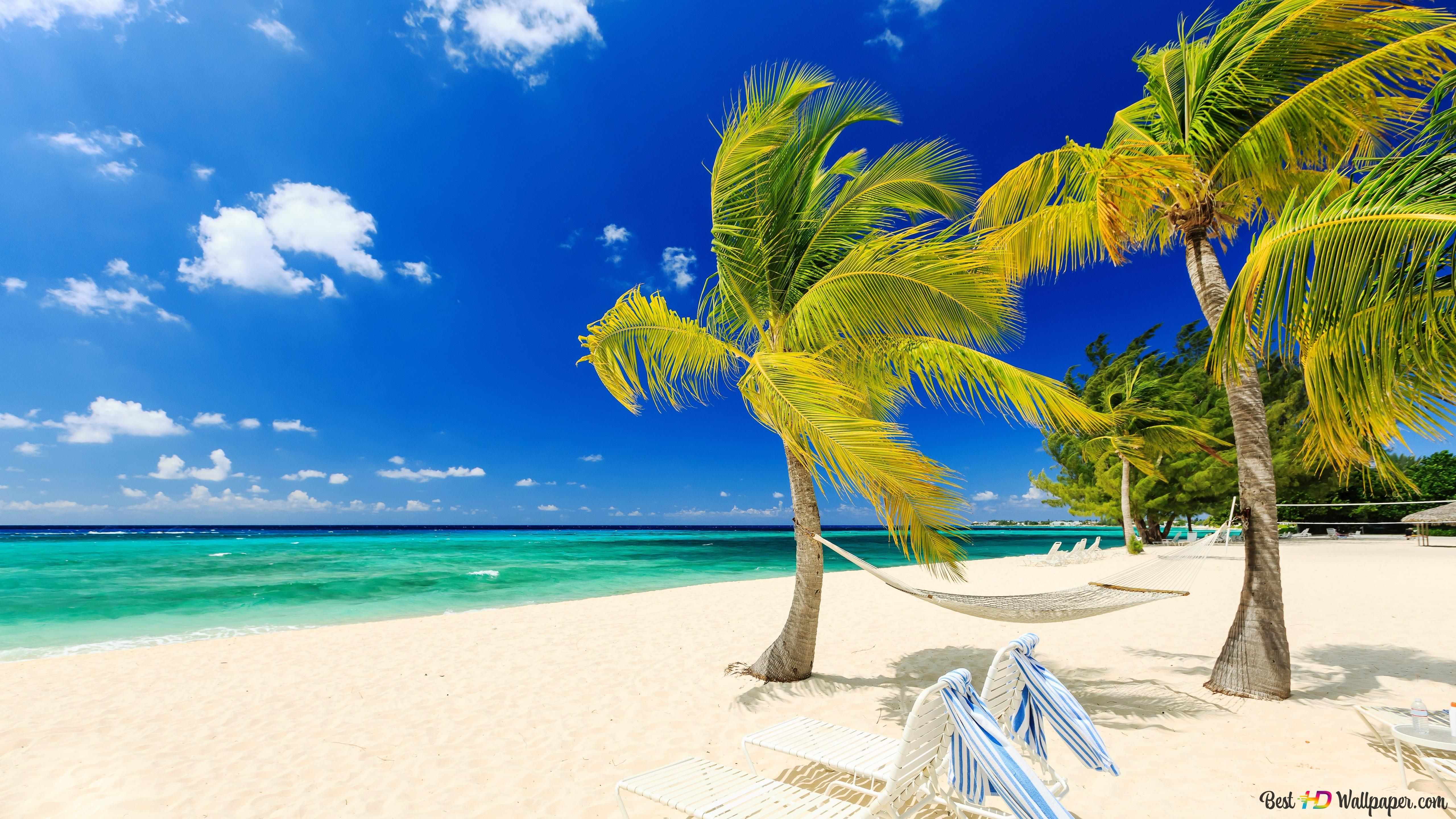 Sea Beach, Beautiful Place 4K wallpaper download
