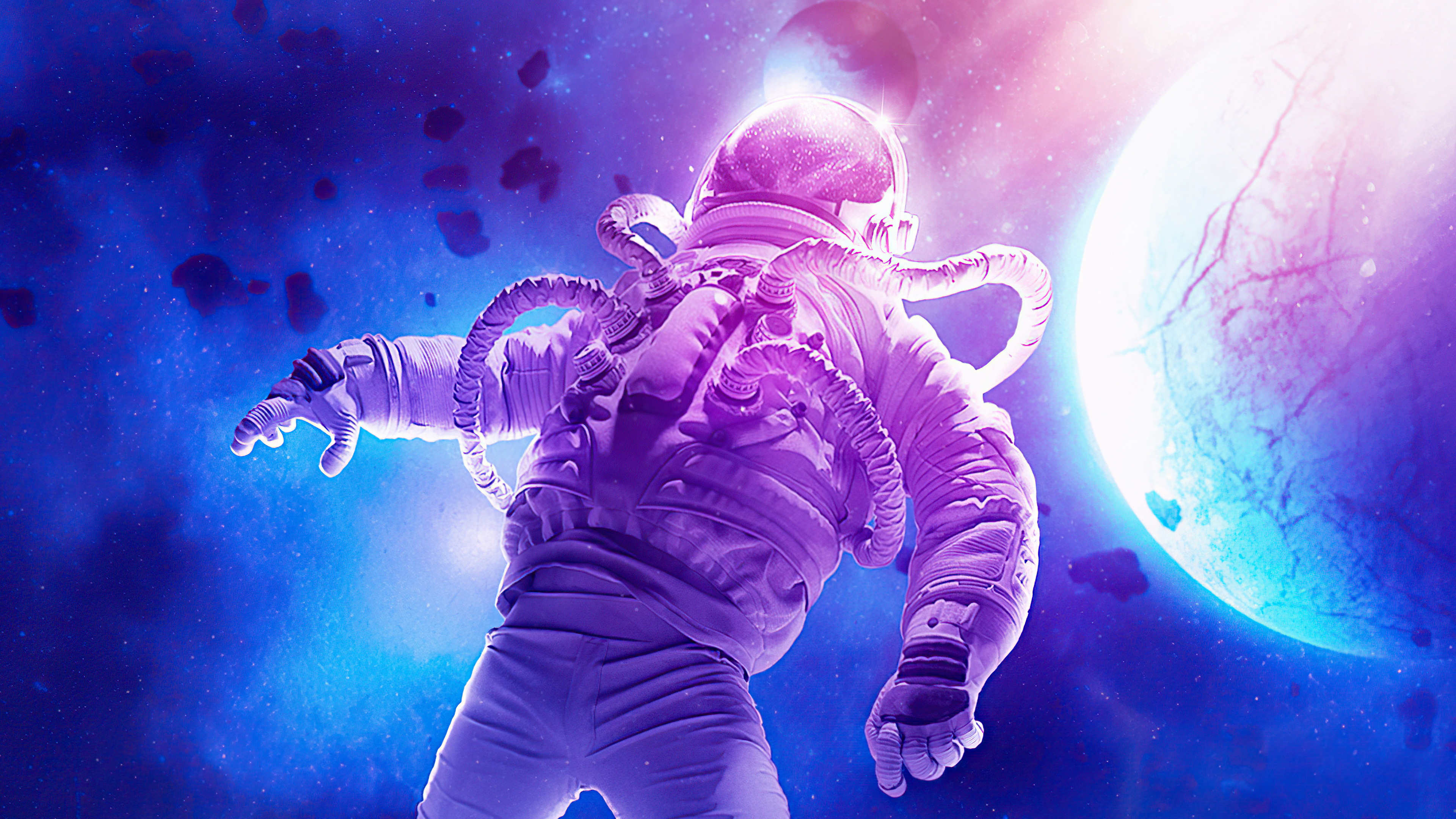 Astronaut In Another Universe 4k Wallpaper, HD Artist Wallpaper, 4k Wallpaper, Image, Background, Photos and Picture