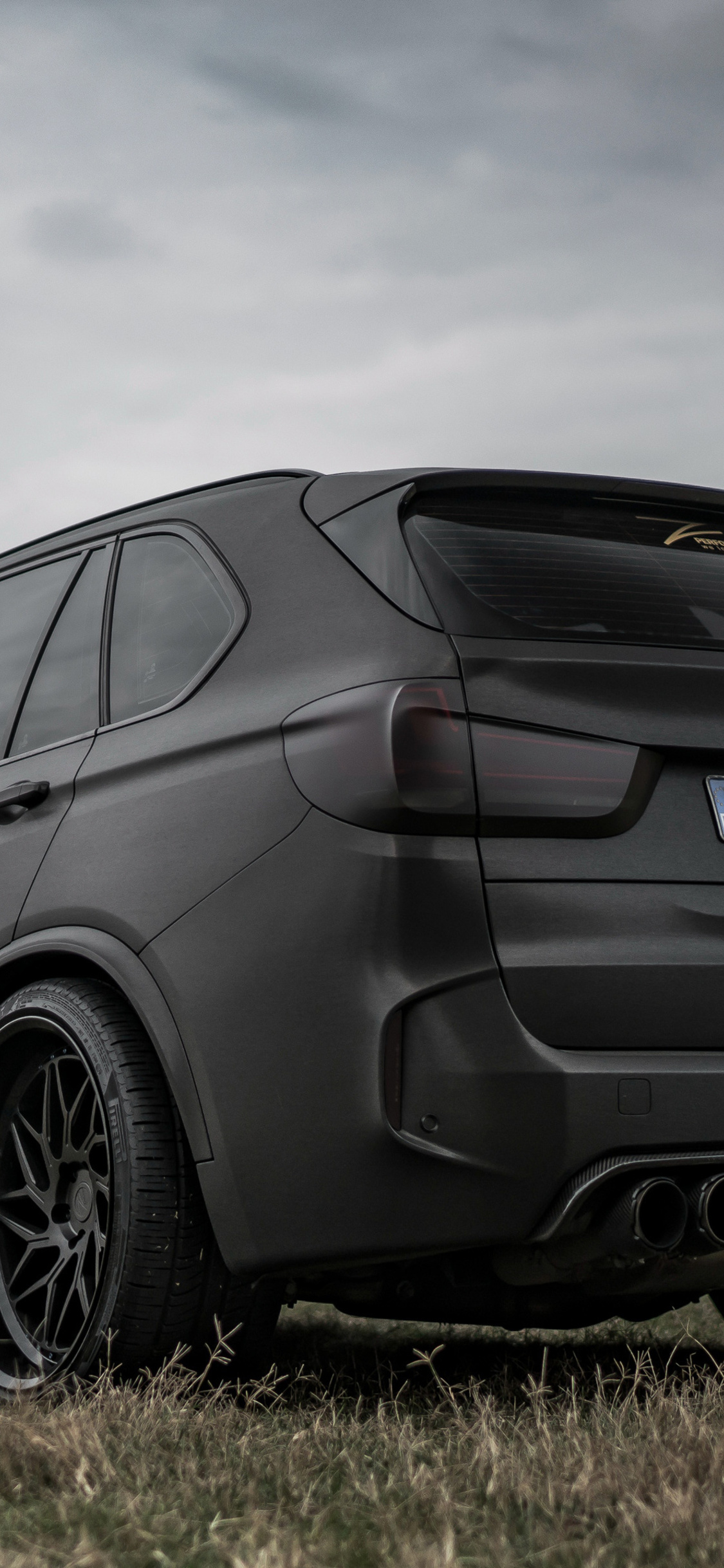 Z Performance BMW X5 Black Matte Rear iPhone XS, iPhone iPhone X , HD 4k Wallpaper, Image, Background, Photos and Picture