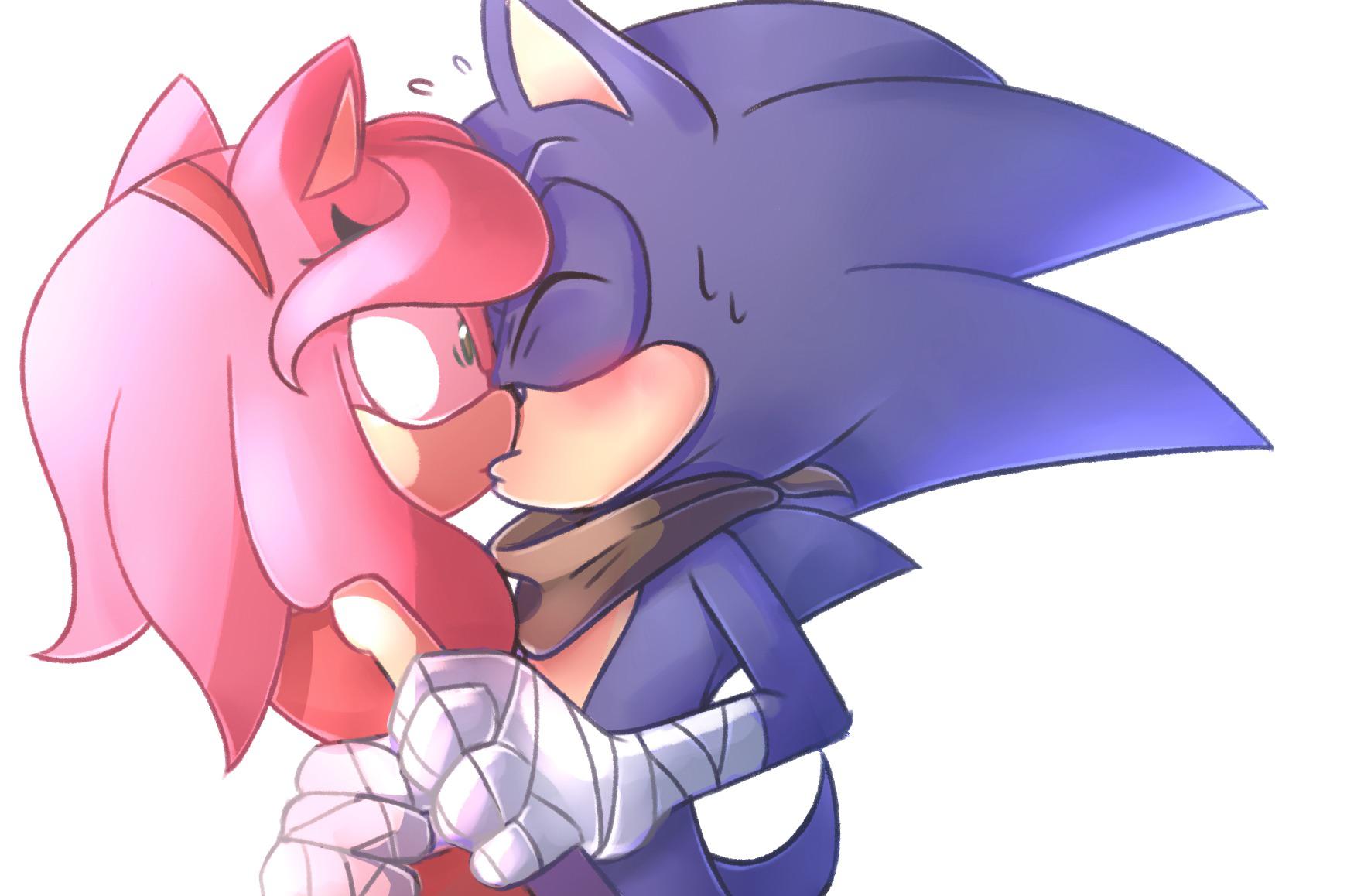 Sonic And Amy Kiss Wallpapers - Wallpaper Cave