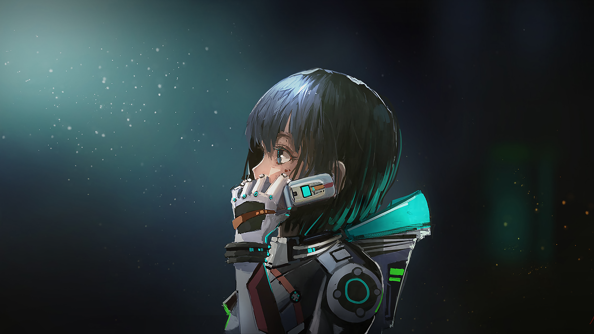 Anime Astronaut HD Wallpaper and Background