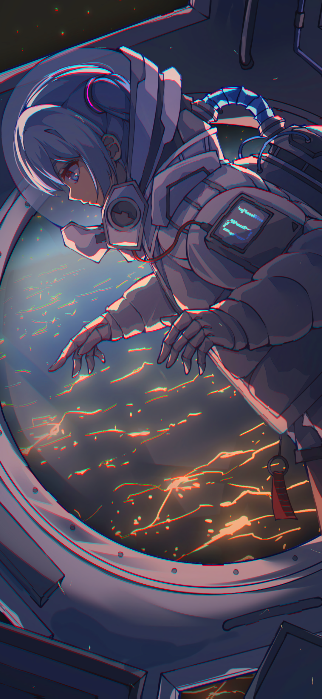 Wallpaper / Anime Astronaut Phone Wallpaper, Vocaloid, Hatsune Miku, 1080x2340 free download
