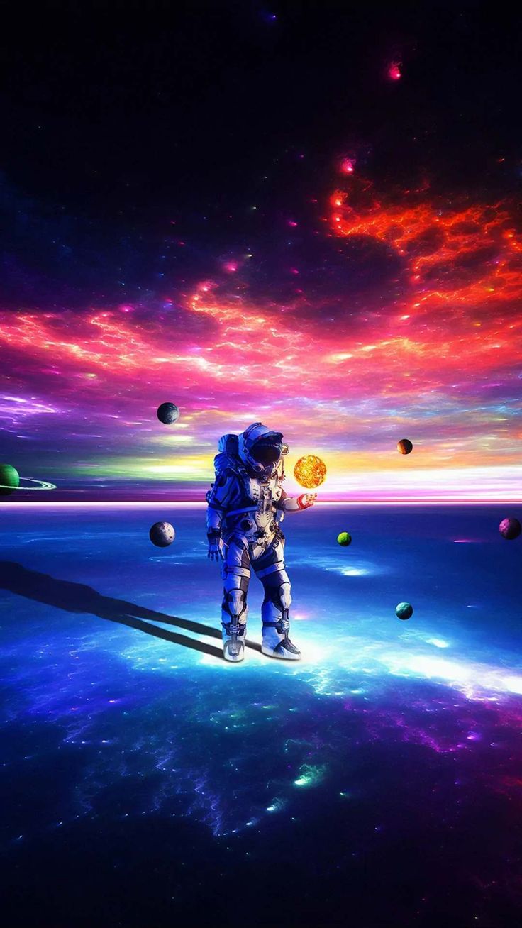 Epic Anime Wallpaper. Astronaut wallpaper, Space artwork, Wallpaper space