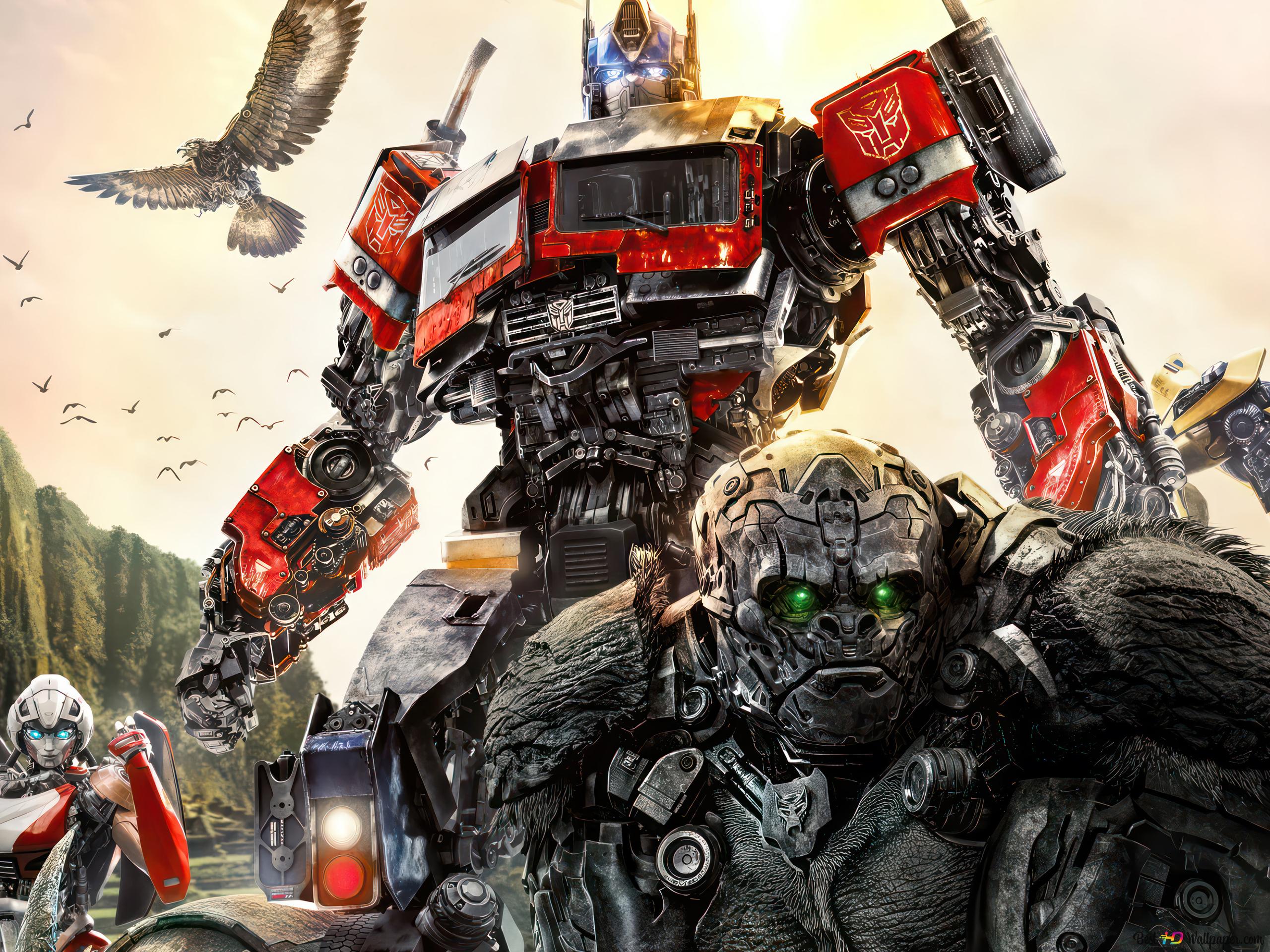 Transformers: Rise of the Beast character poster 4K wallpaper download