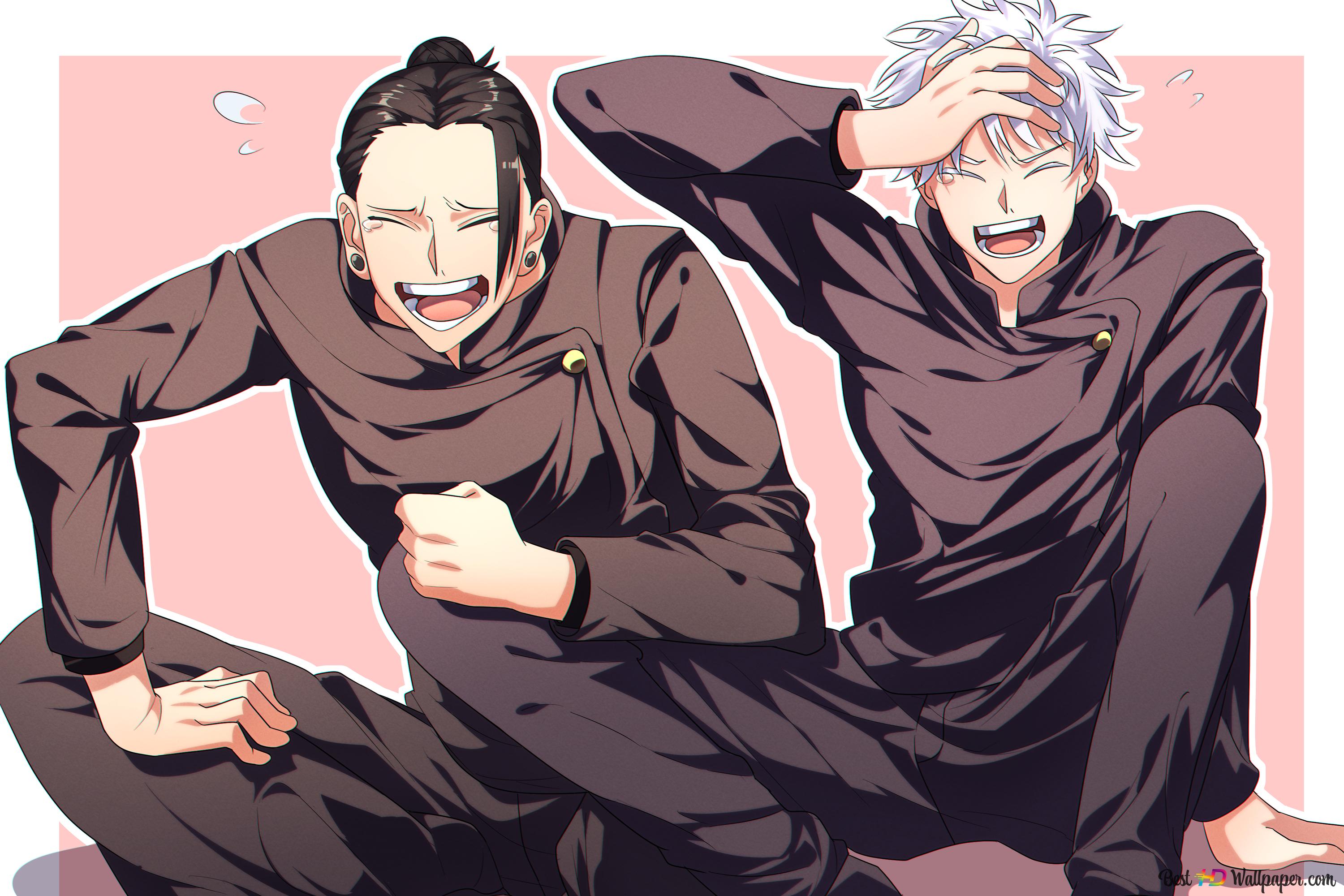 Jujutsu Kaisen Satoru Gojo and Suguru Geto 4K wallpaper download