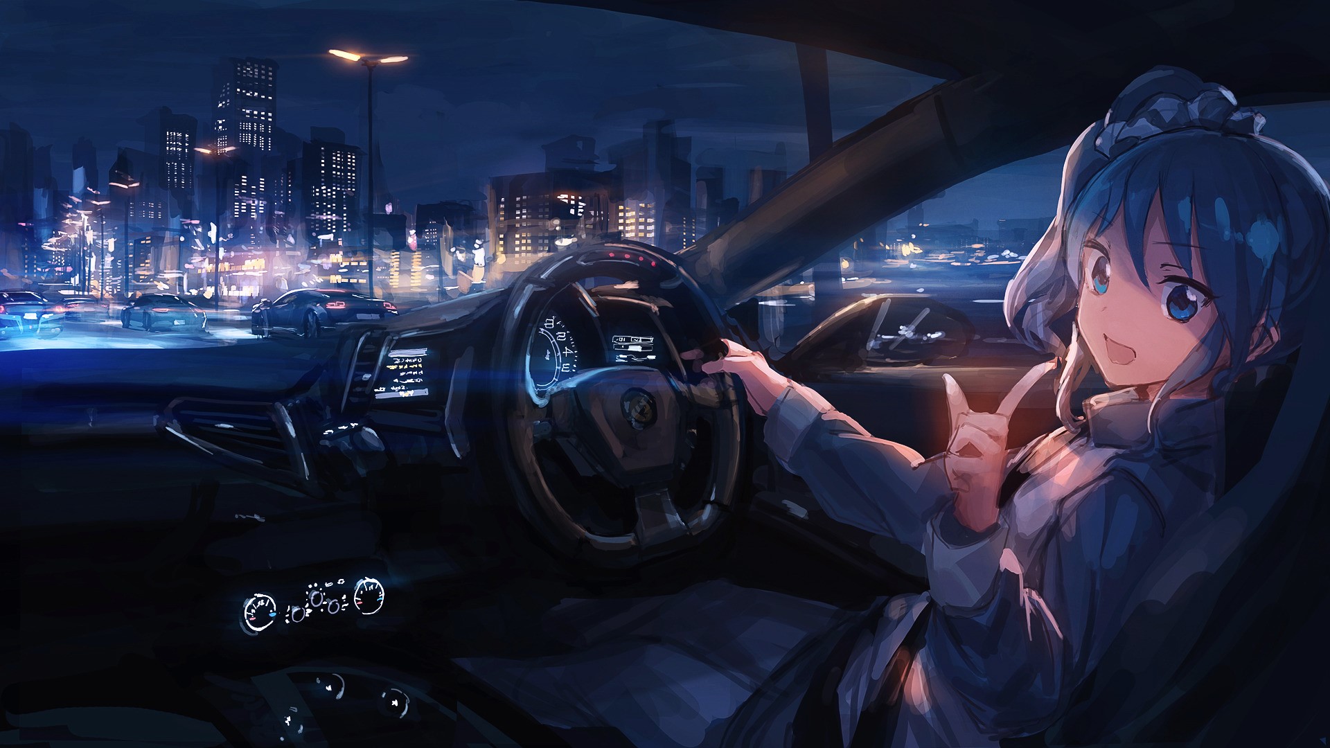 1920x1080 anime anime girls car ferrari aikatsu kiriya aoi women with cars car interior wallpaper JPG 331 kB Gallery HD Wallpaper