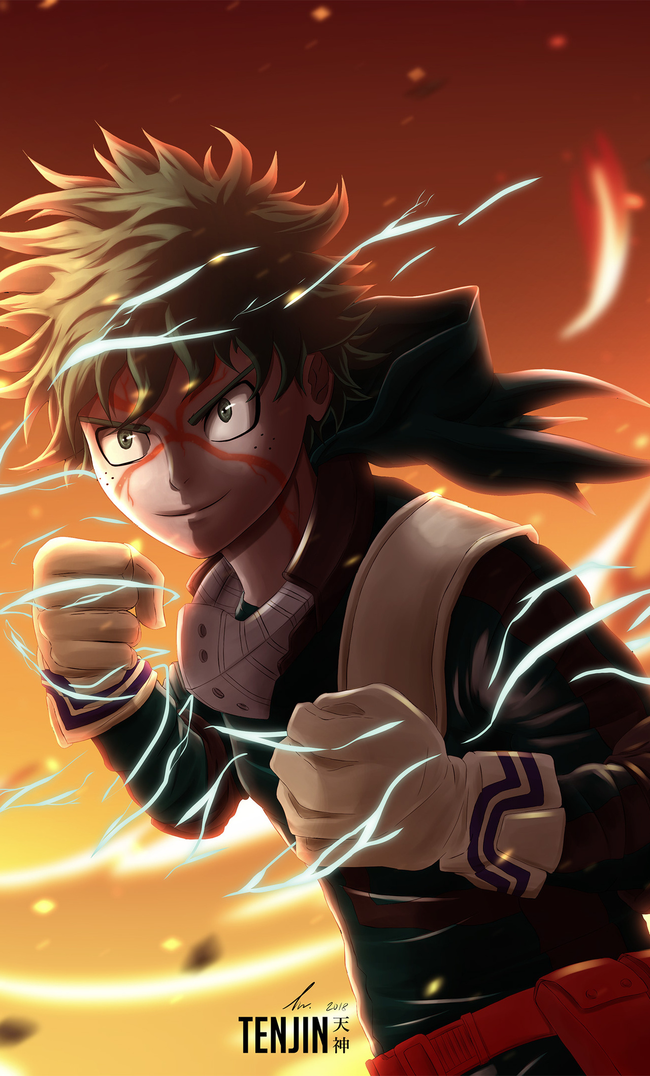 My Hero Academia Izuku Midoriya 4k iPhone HD 4k Wallpaper, Image, Background, Photo and Picture