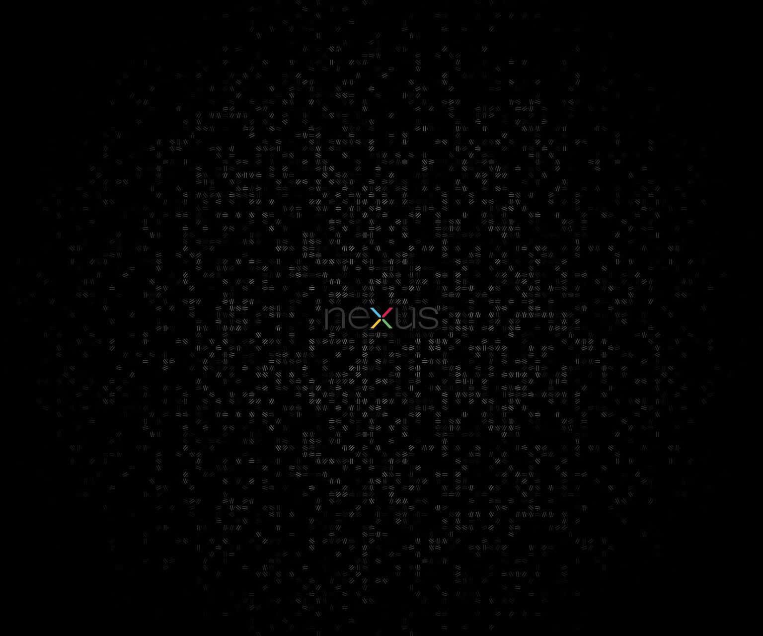 Download A Black Background With A Pixelated Image Of A Square Wallpaper