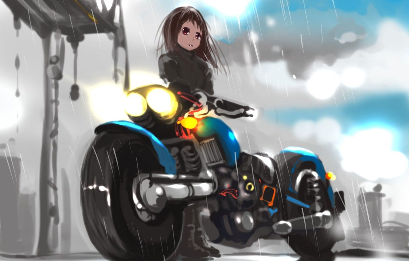 Anime Motorcycle Wallpaper