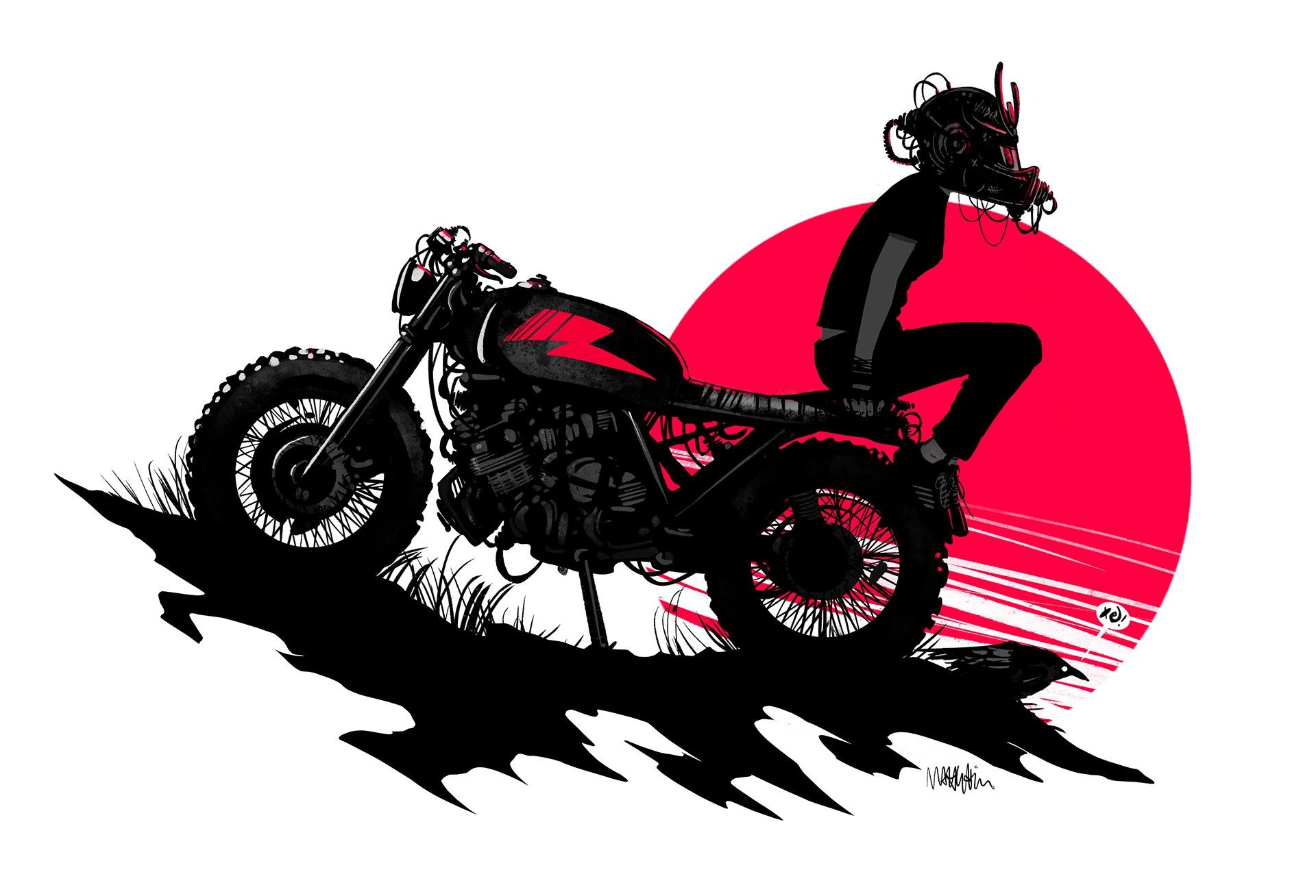 Anime Biker Girl 4k Gallery HD Wallpaper