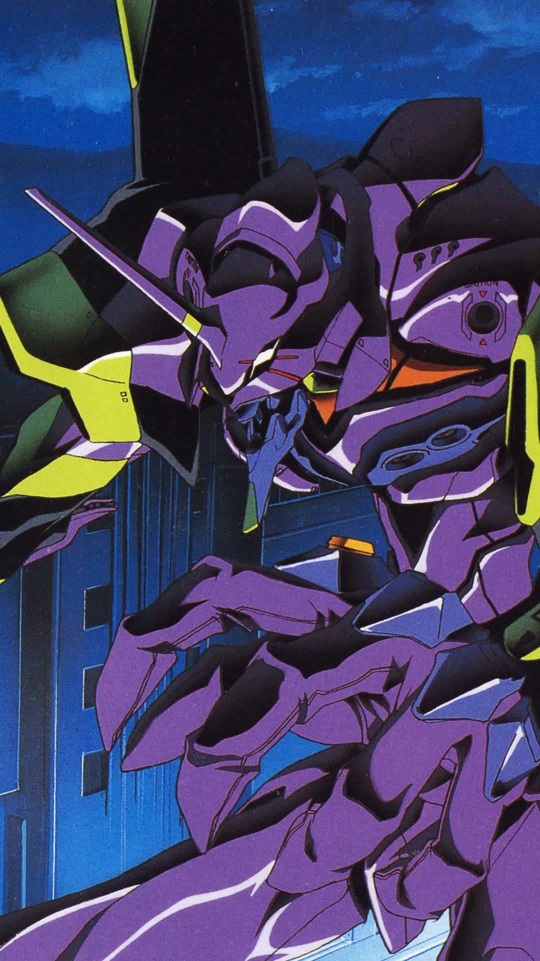 Download Majestic Eva Unit 01 Ready for Battle Wallpaper