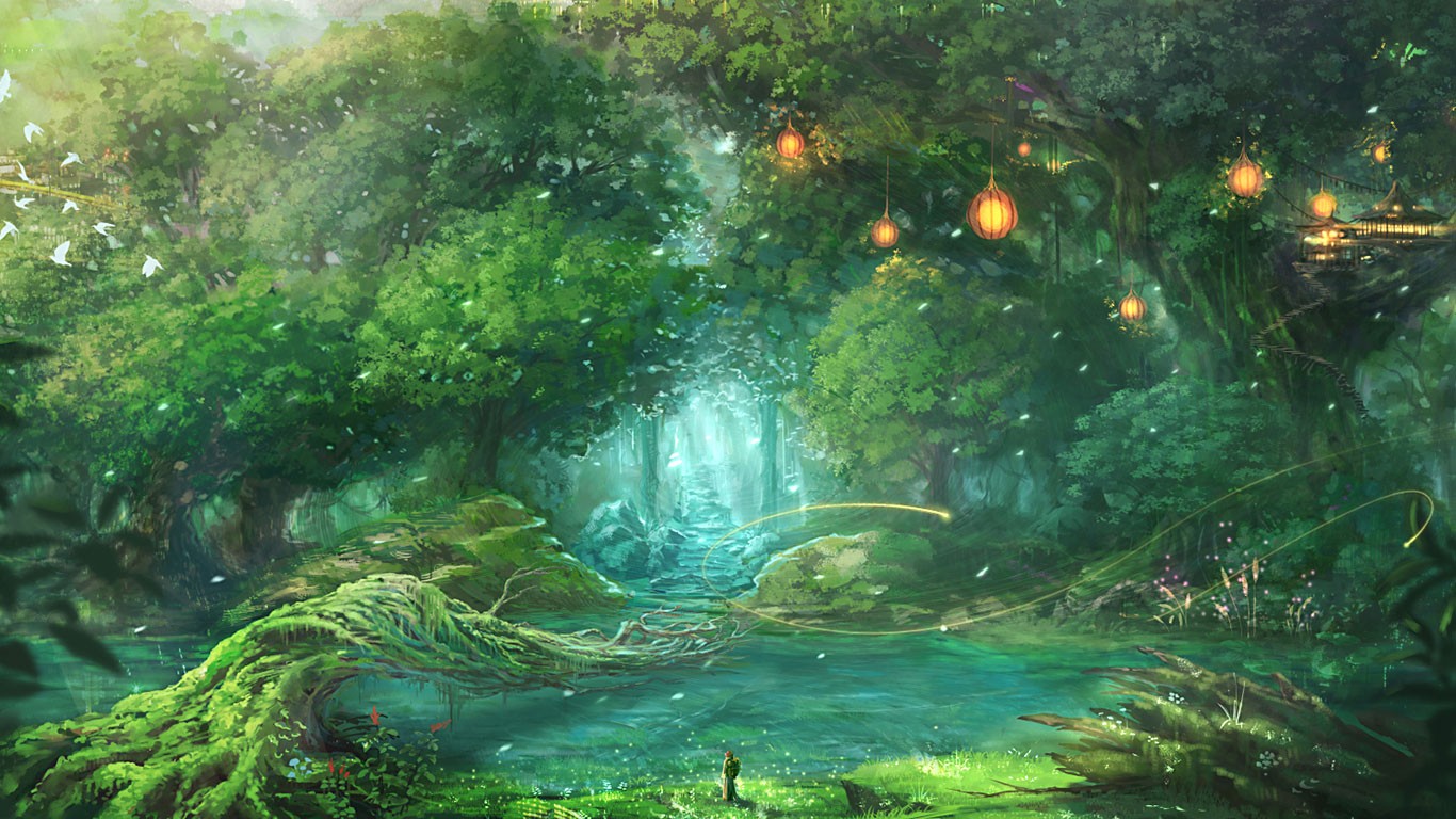fantasy art, forest Gallery HD Wallpaper