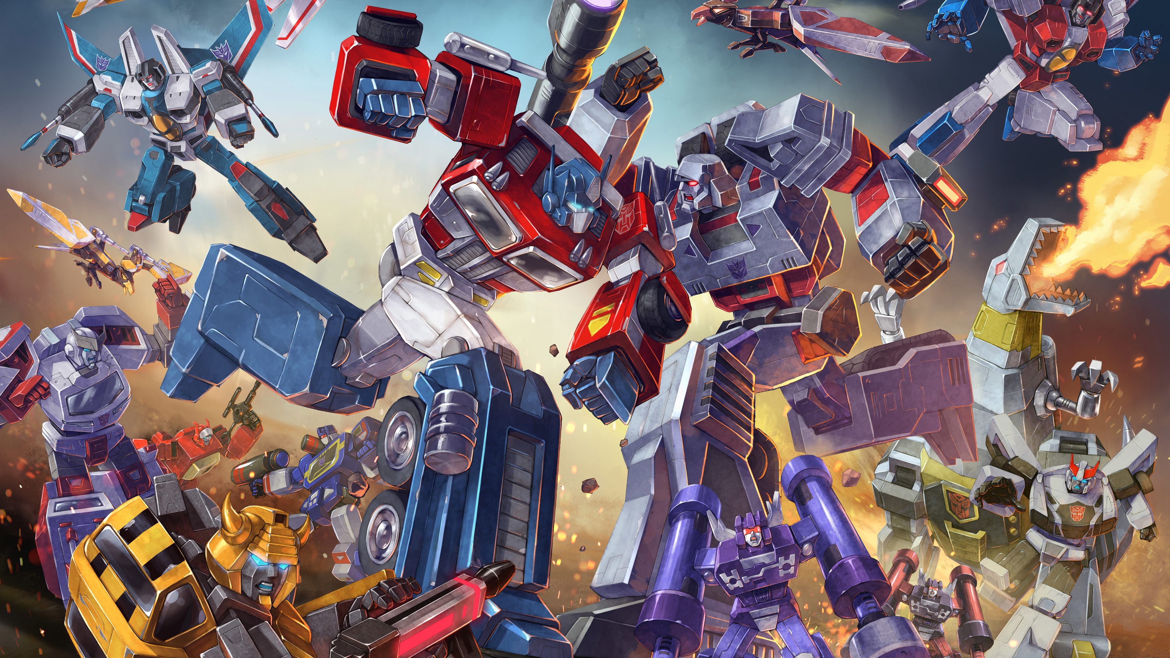 Wallpaper 4k Transformers Earth Wars Wallpaper