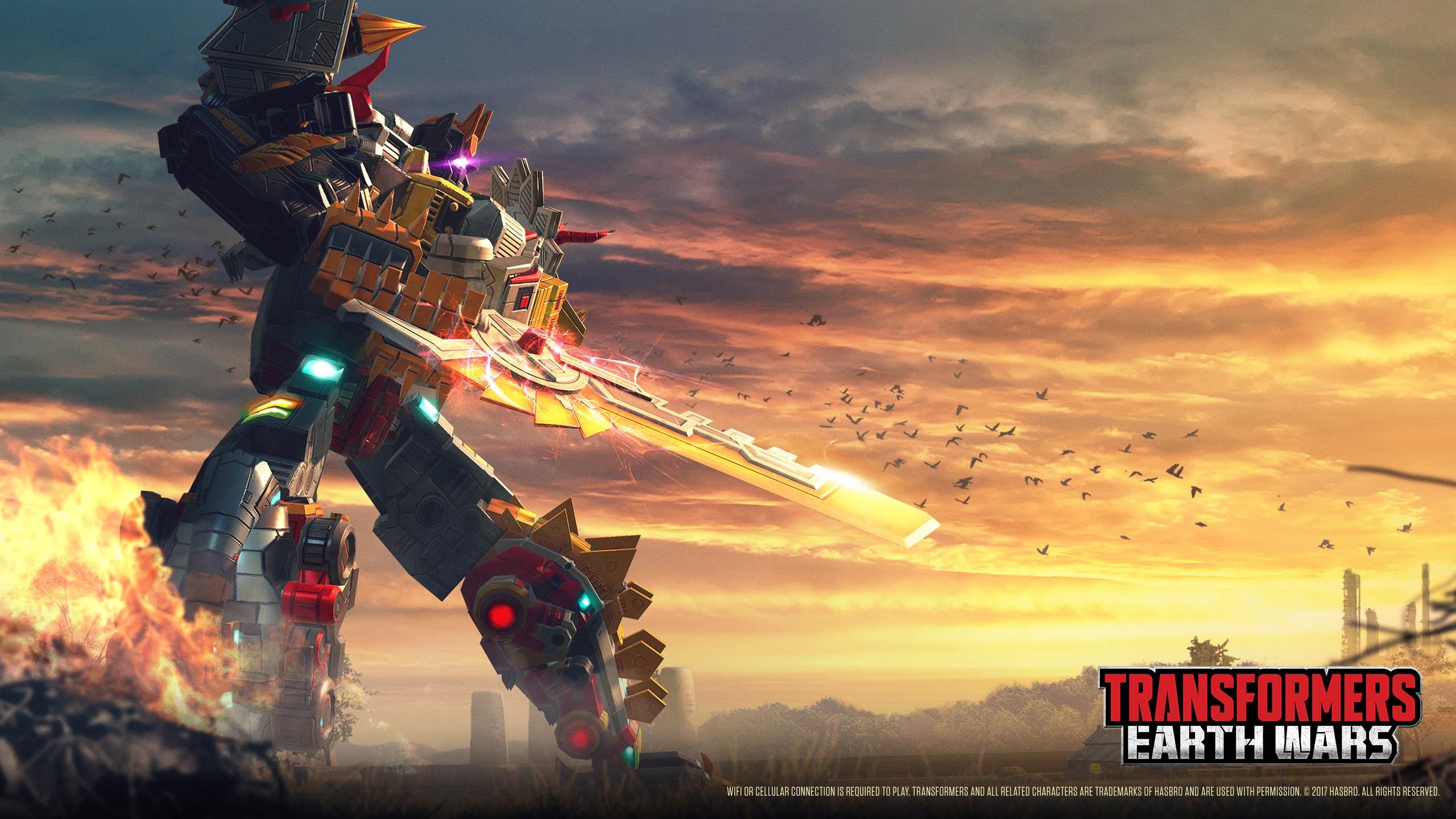 Transformers Earth Wars Volcanicus. Dinobots, Giant robots, Transformers