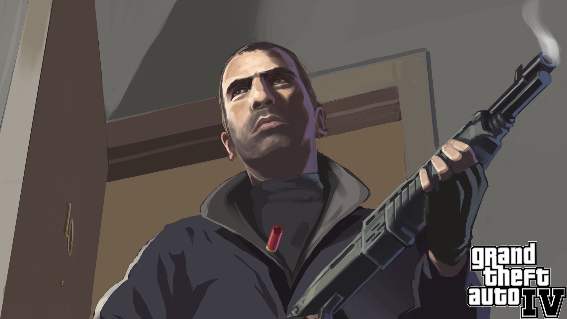 A GTA4 background perfectly suited for the Playstation 3