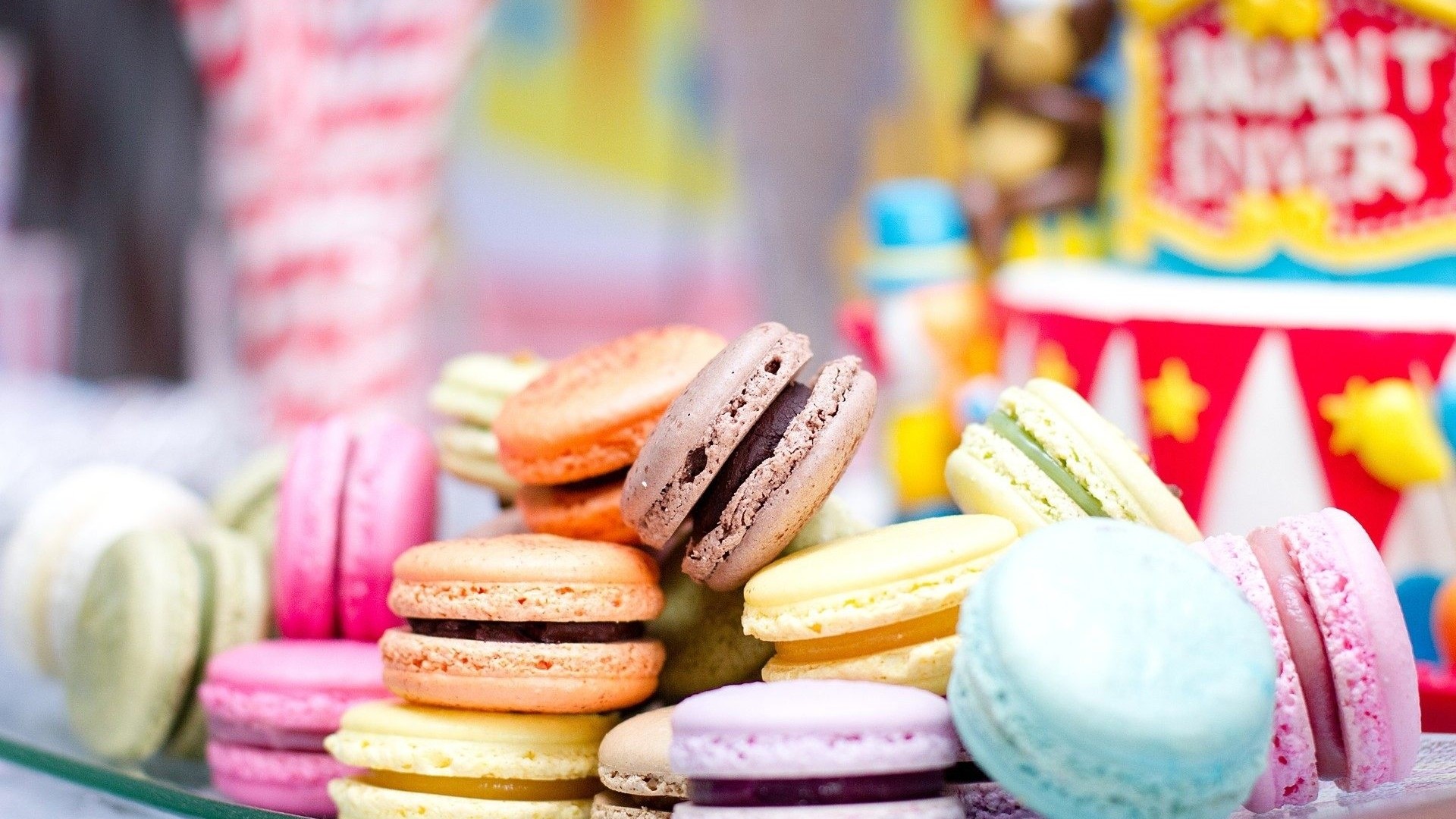 HD Macaron Cute Dessert Gallery HD Wallpaper