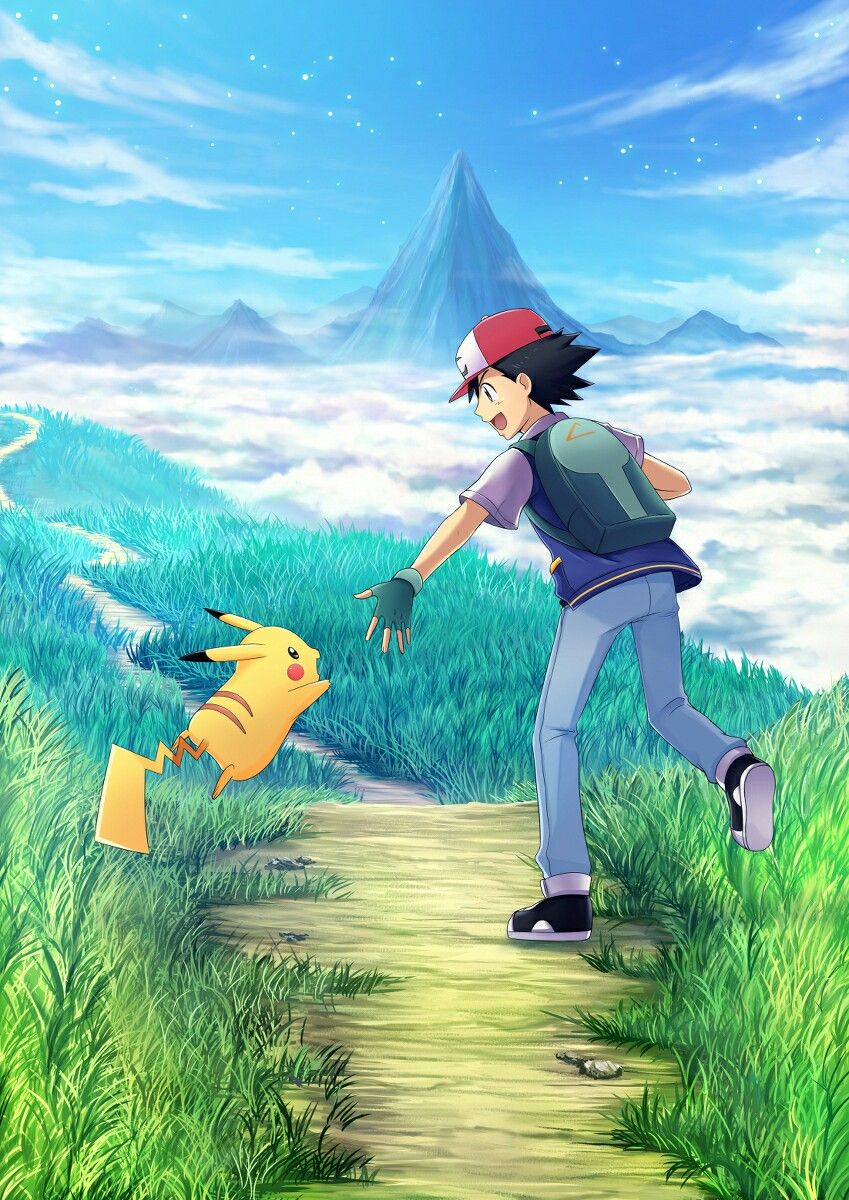 Ash Ketchum & Pikachu, Pokemon  Pikachu, Cute pokemon wallpaper