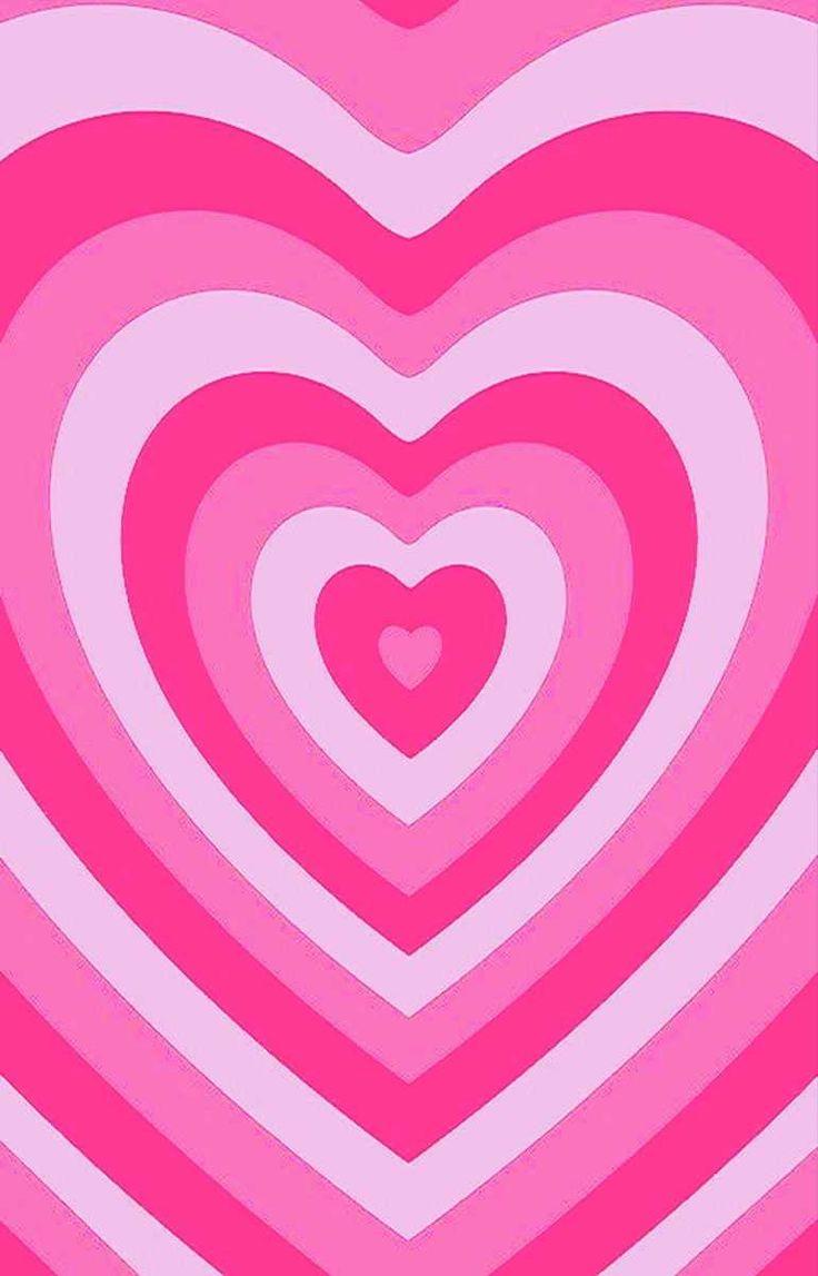 Pink Hearts Phone Wallpaper