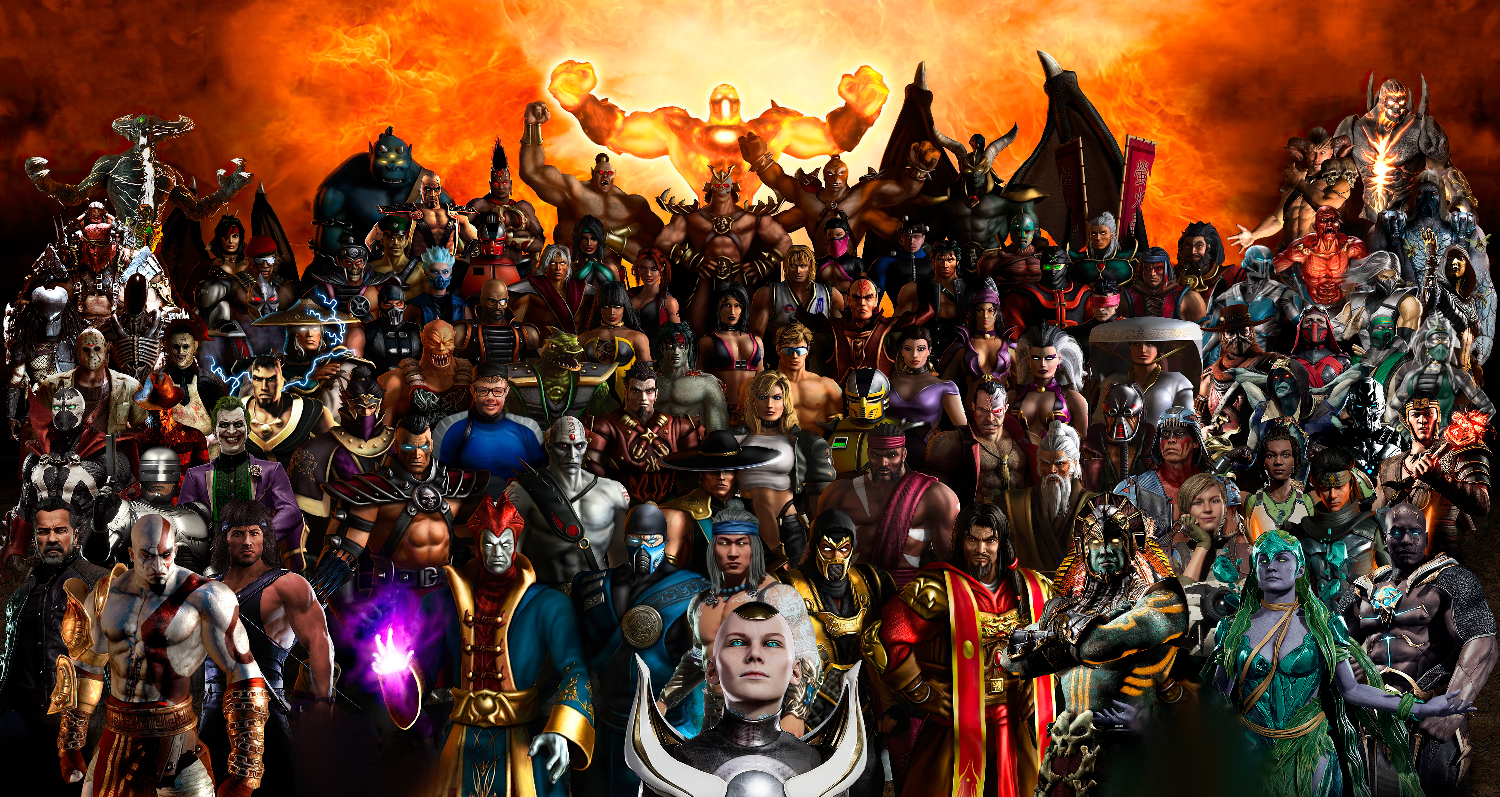 Mortal Kombat All Characters, HD Games, 4k Wallpaper, Image, Background, Photo and Picture