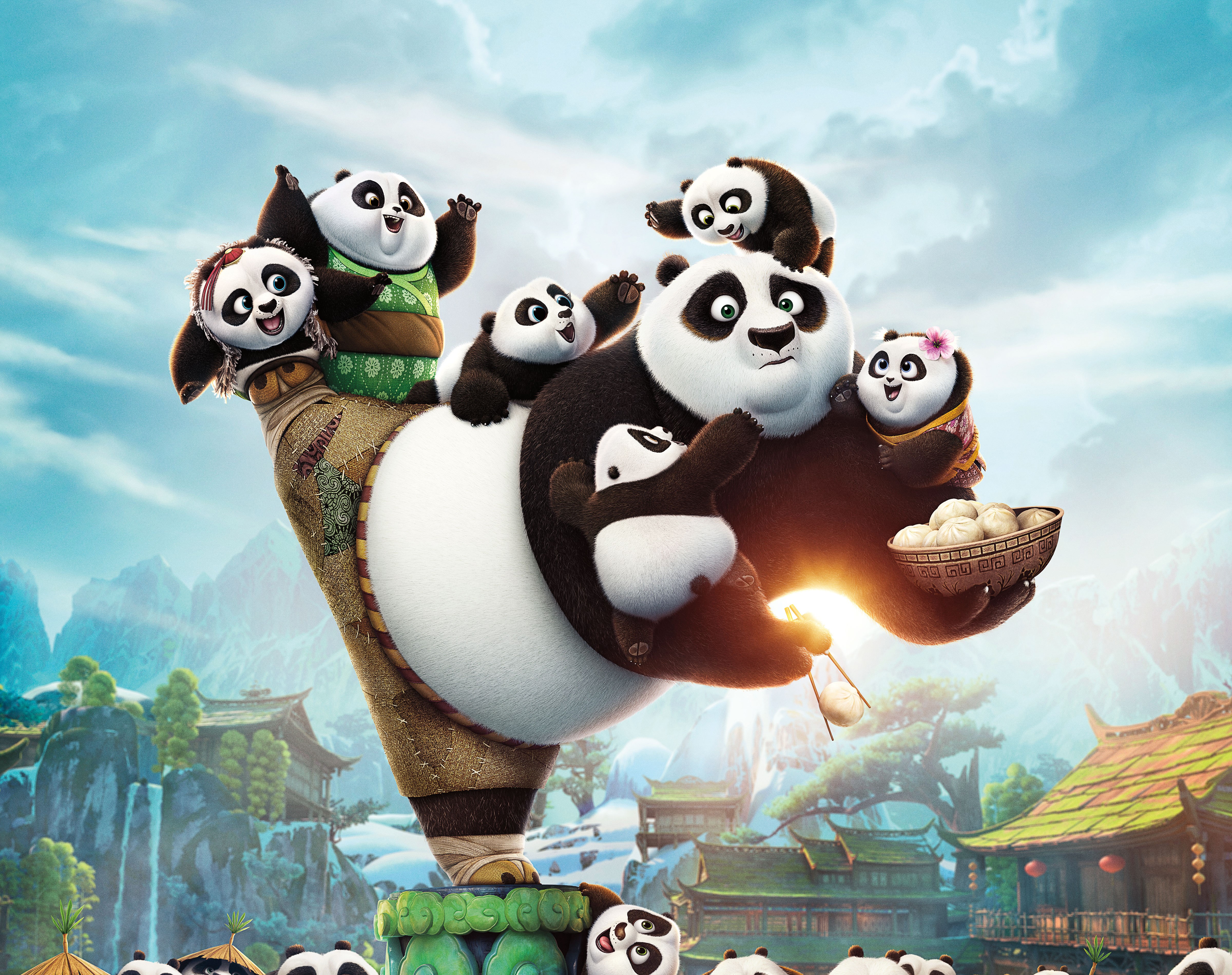 Kung Fu Panda, Bears, HD Wallpaper