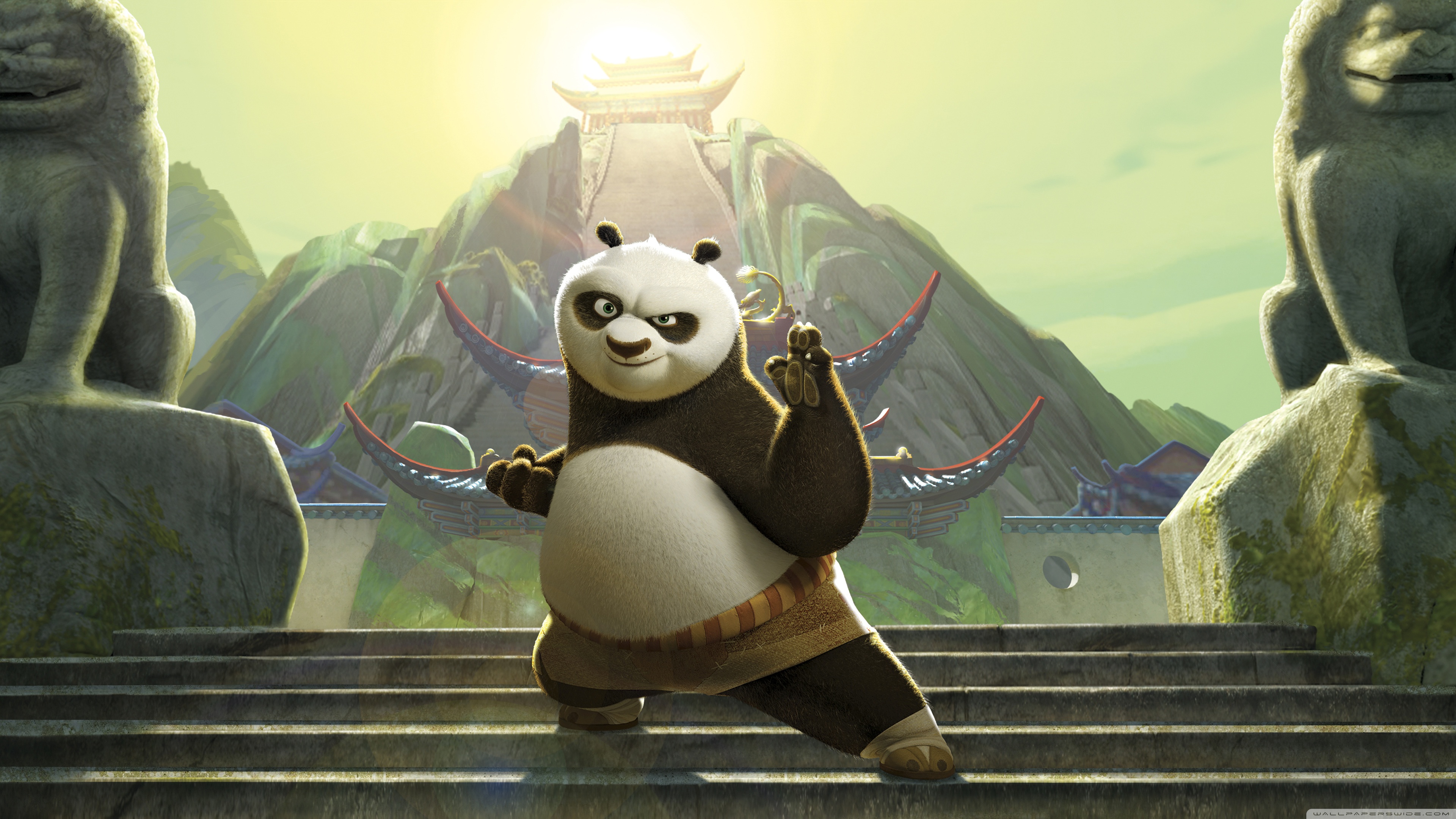 Kung Fu Panda Ultra HD Wallpaper for 4K