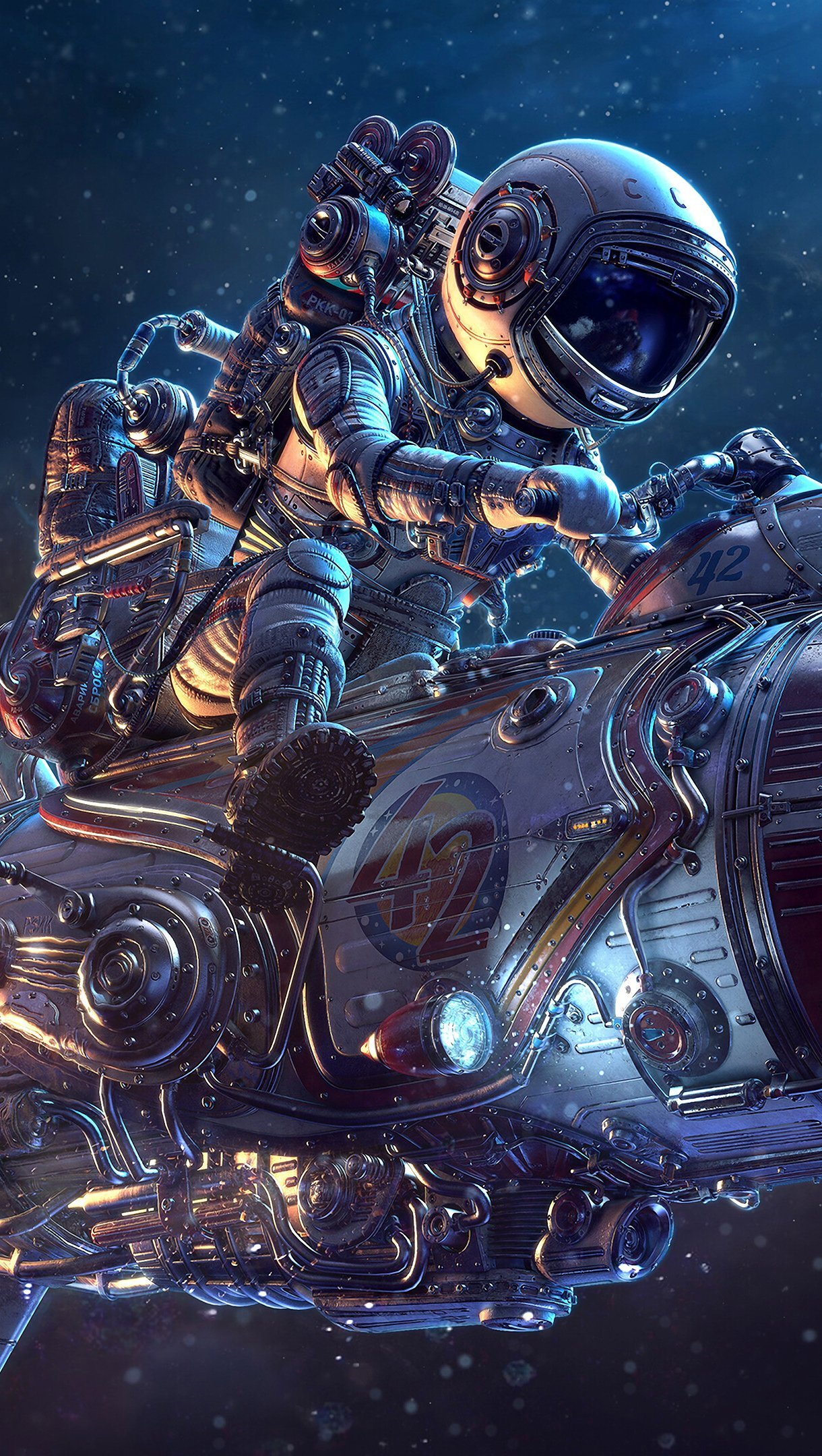 Astronaut in spaceship Wallpaper 4k Ultra HD
