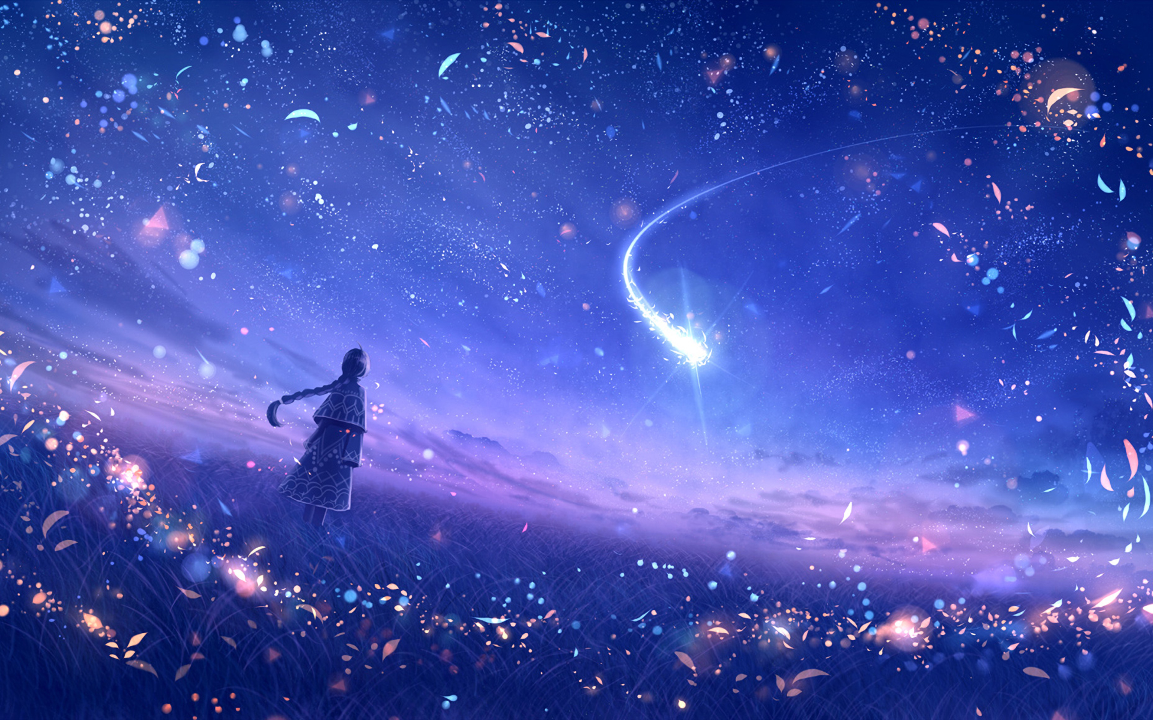 Anime Original Dreamy Constellations Artwork 4k HD 4k Wallpaper, Image, Background, Photo and Picture