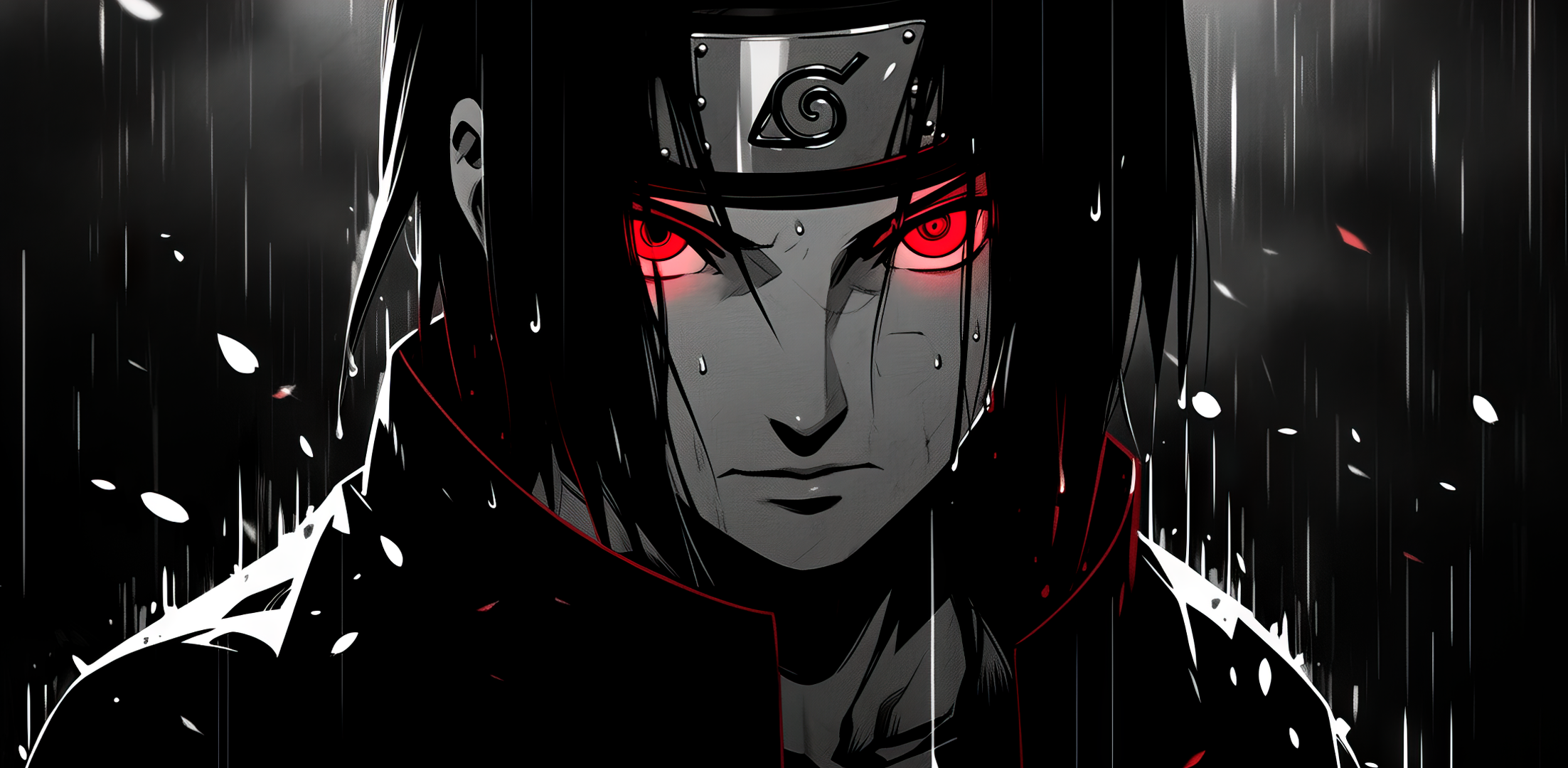 Itachi Uchiha Manga Style Wallpaper