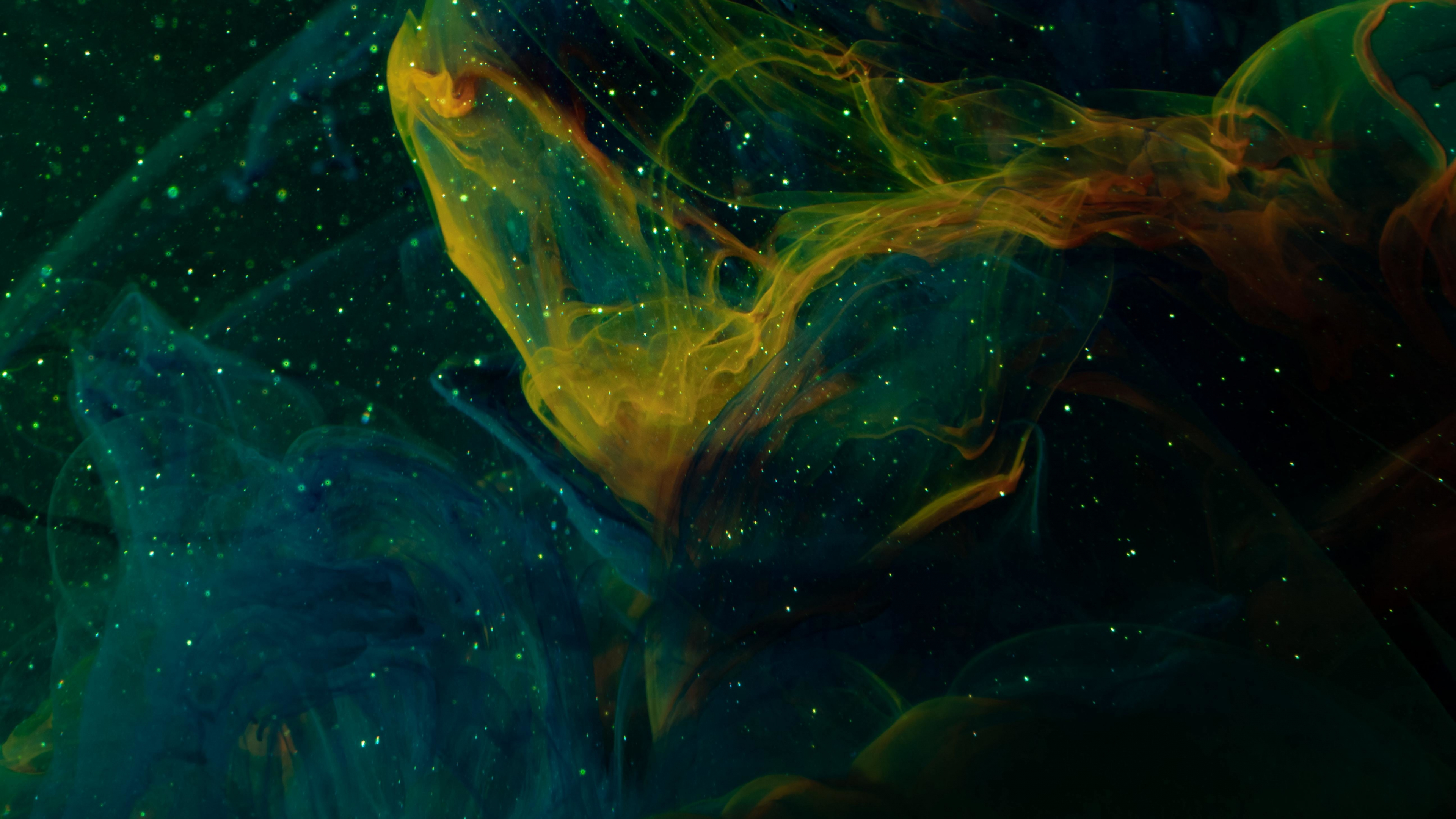 Download wallpaper 3840x2160 ink, paint particles, close up 4k wallpaper, uhd wallpaper, 16:9 widescreen 3840x2160 HD background, 26243