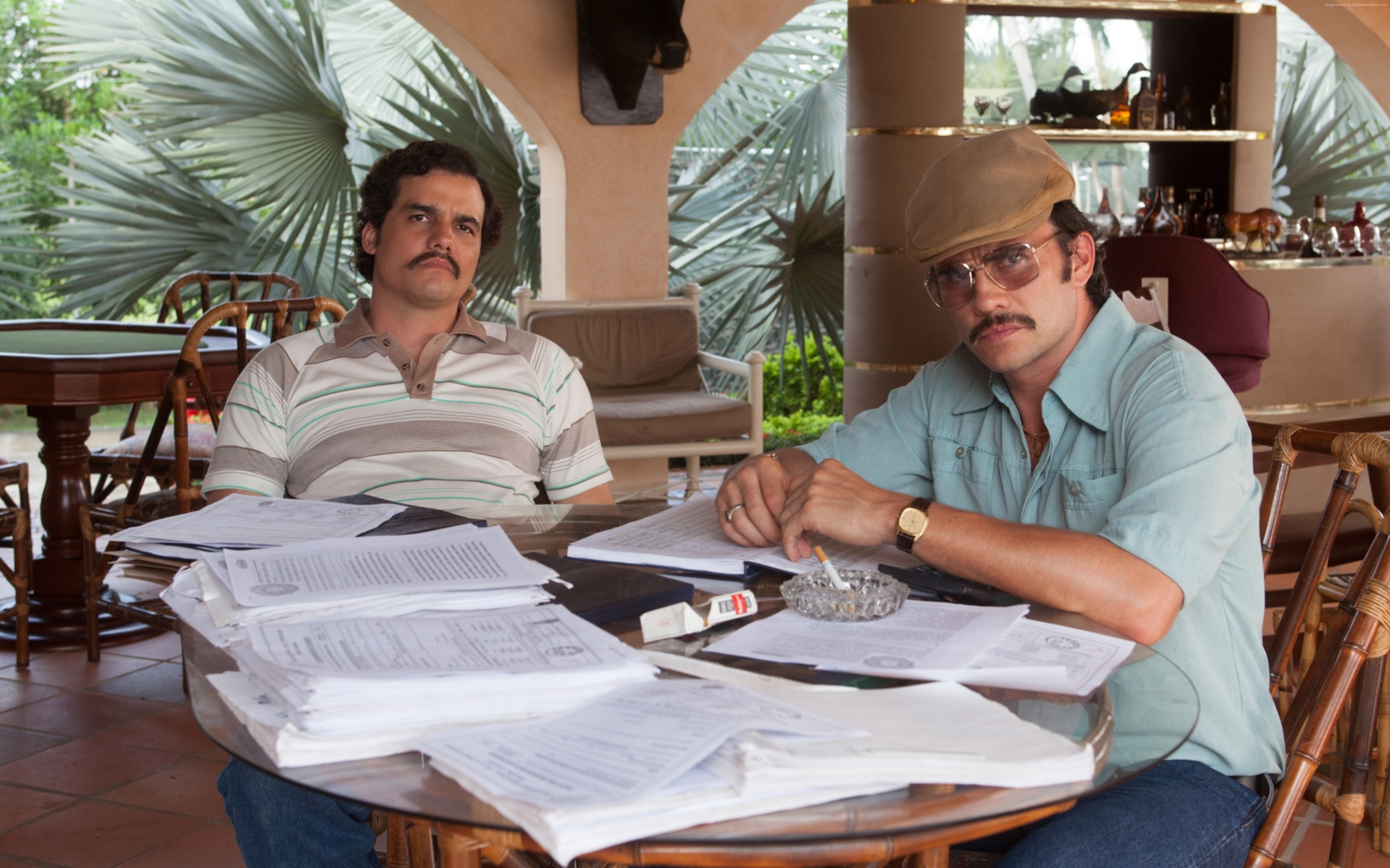 TV Series, Pablo Escobar, Narcos, Wagner Moura, Raúl Méndez Gallery HD Wallpaper
