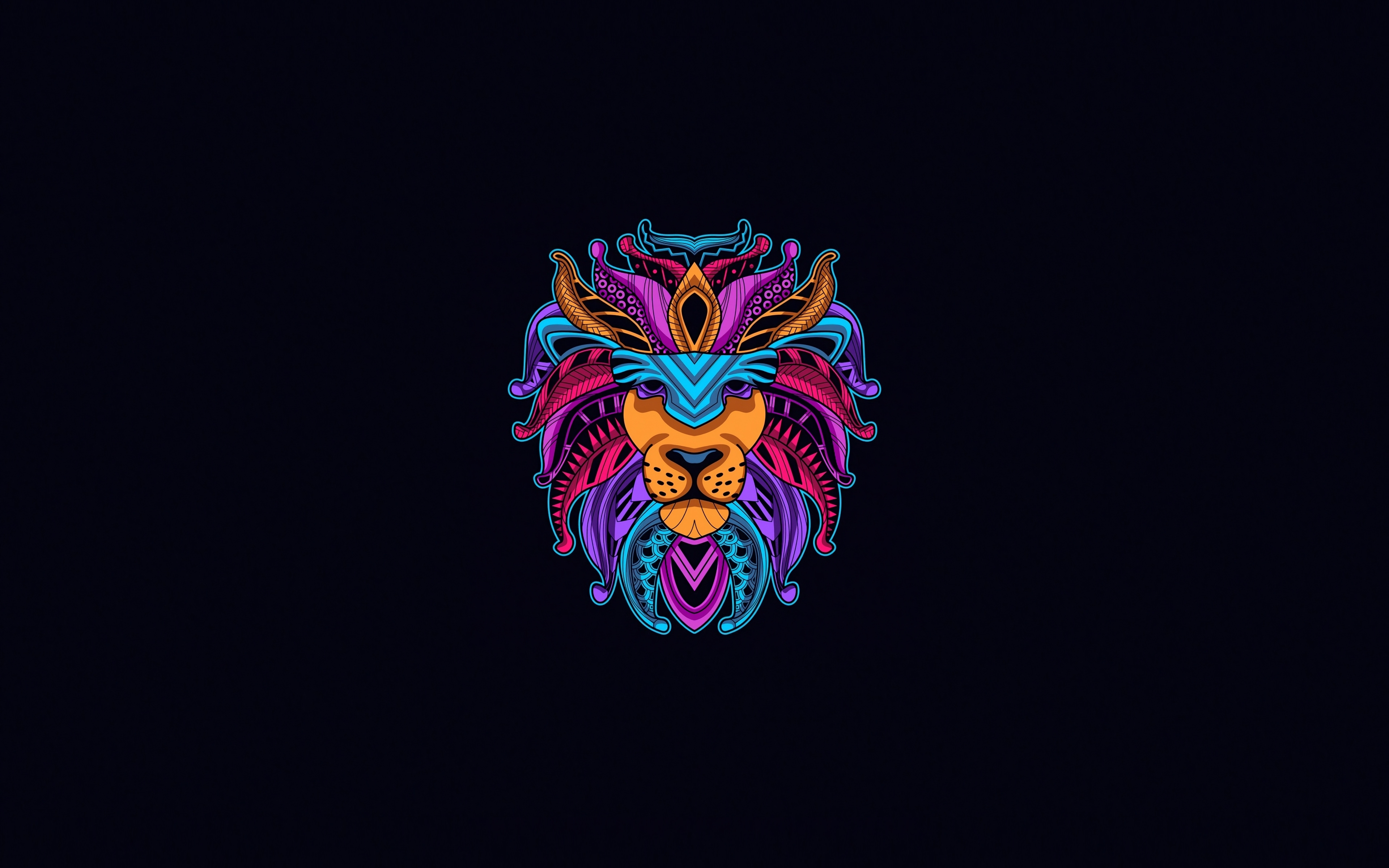 Download wallpaper 3840x2400 lion