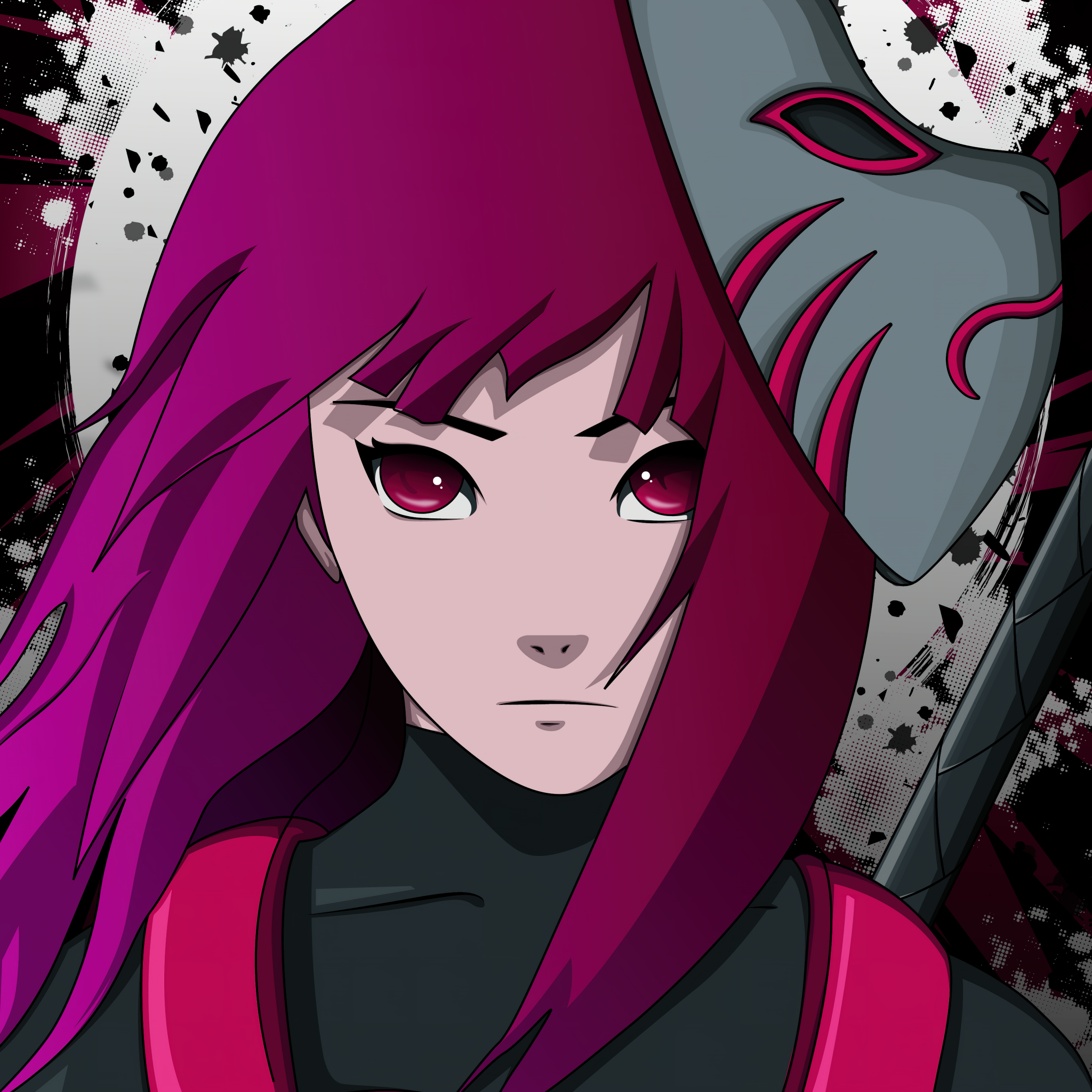 Hinata Hyuga Wallpaper 4K, Naruto, 5K, Illustration