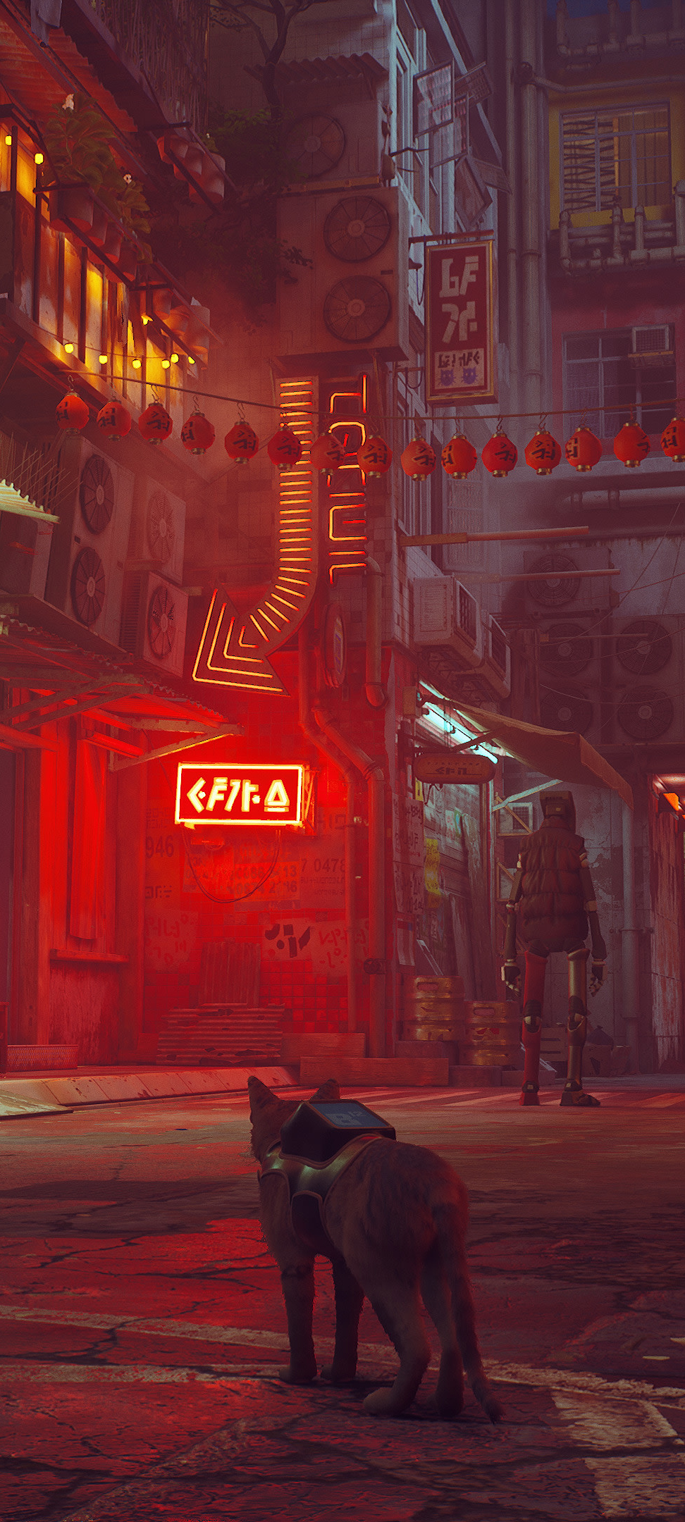 stray game wallpaper iphone