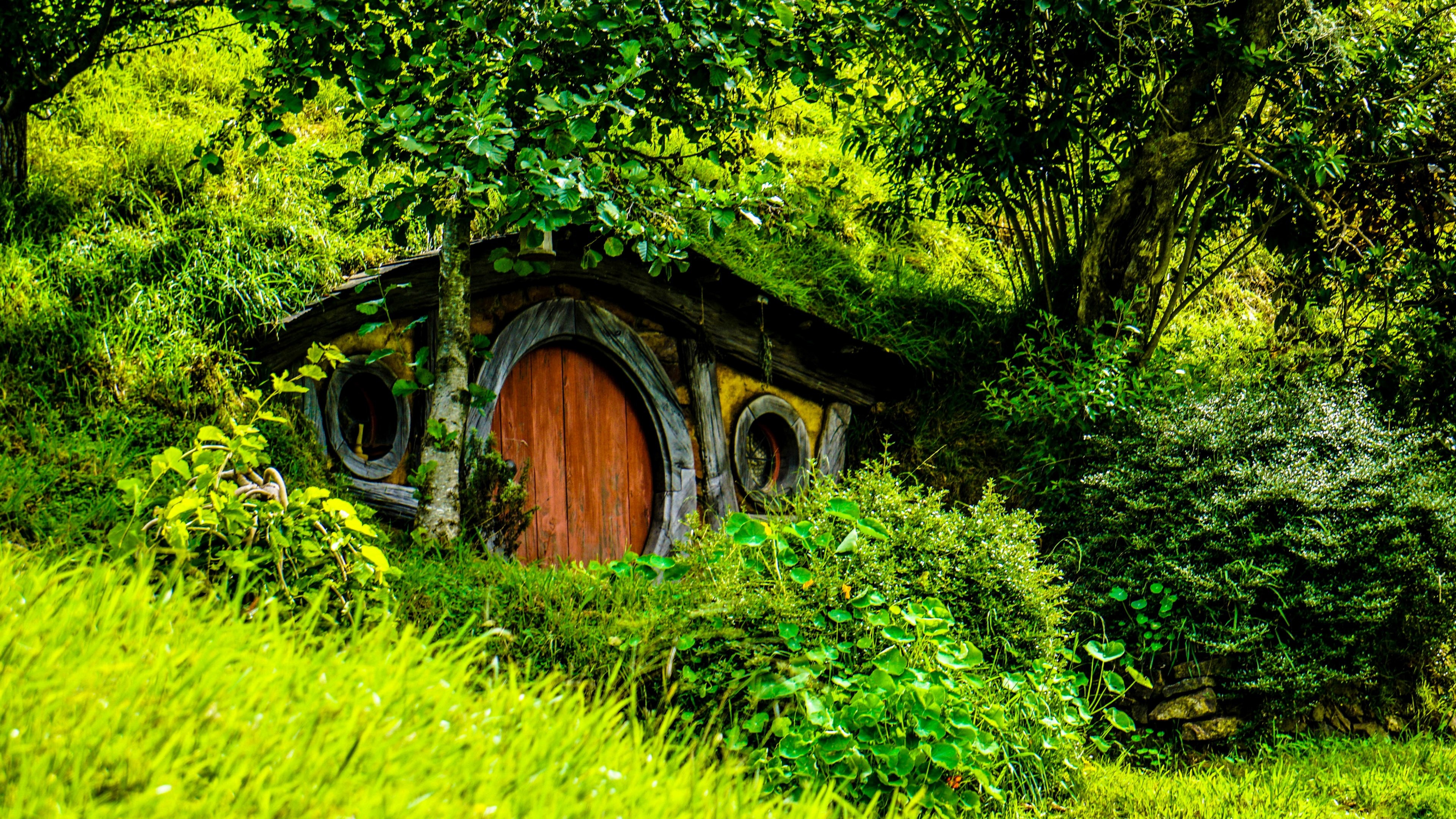 Wallpaper / fantasy outdoor the shire and hobbit HD 4k wallpaper free download