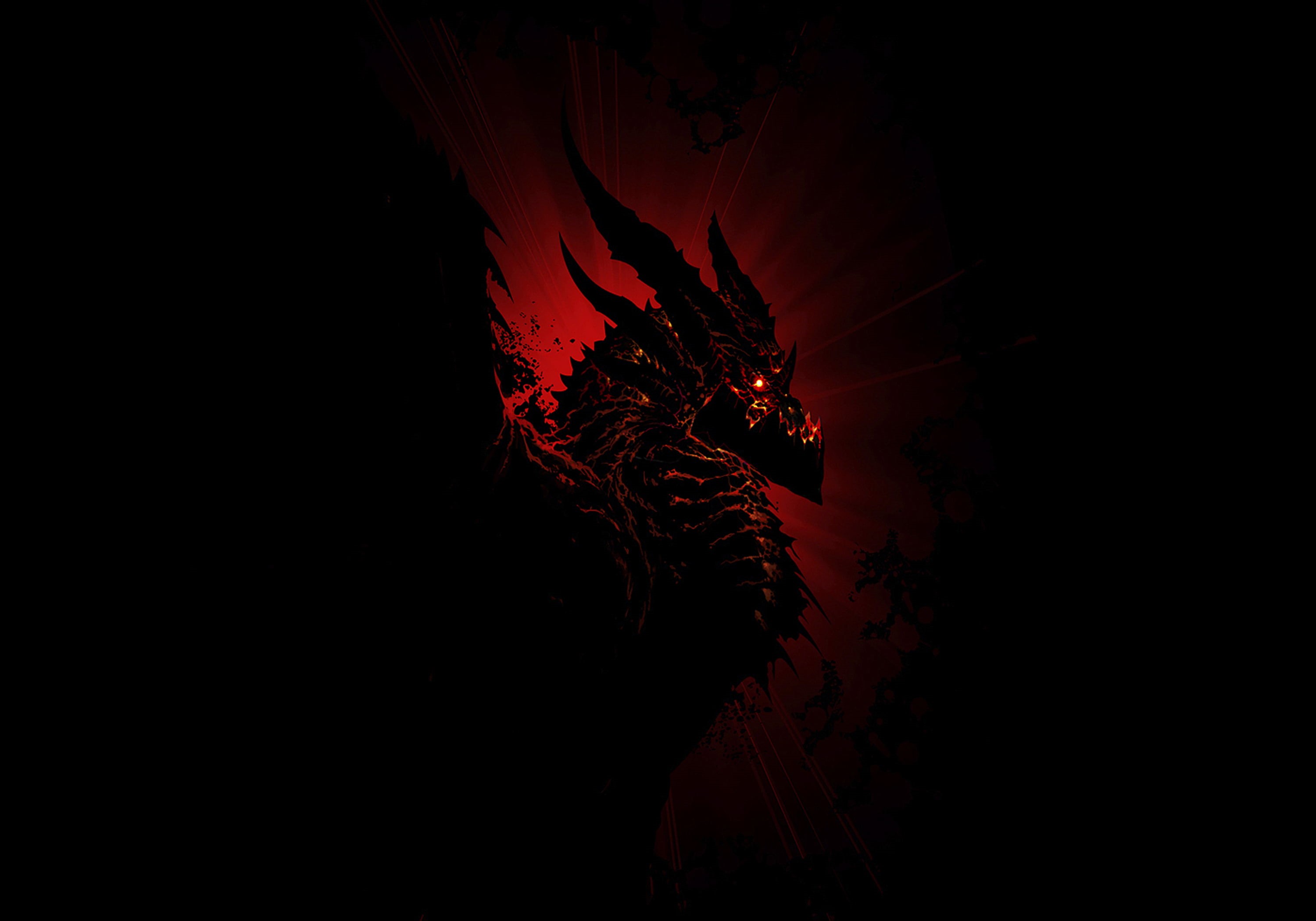 Black dragon 1080P, 2k, 4k Full HD Wallpaper, Background Free Download