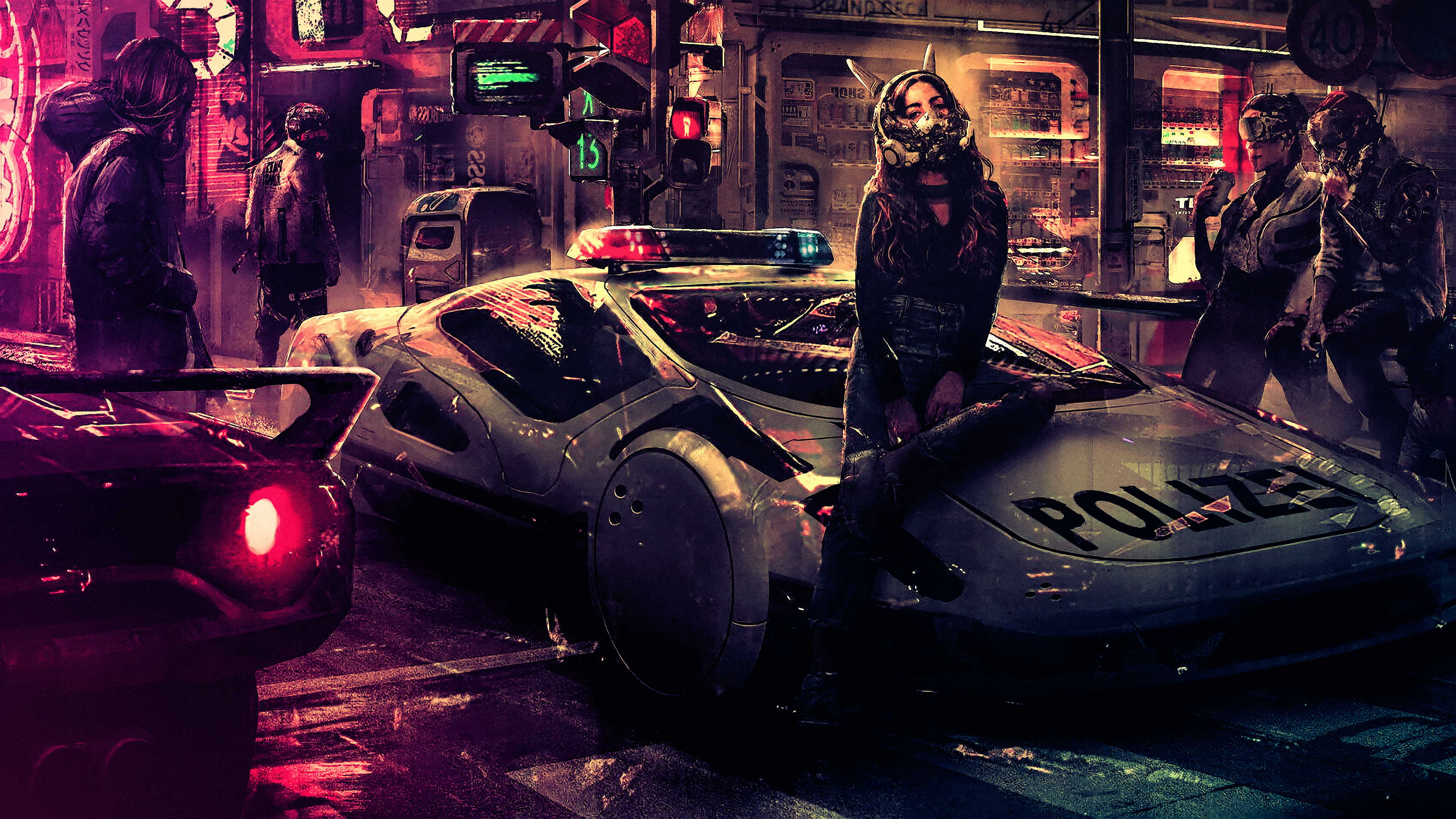 4K Futuristic Wallpaper and Background Image