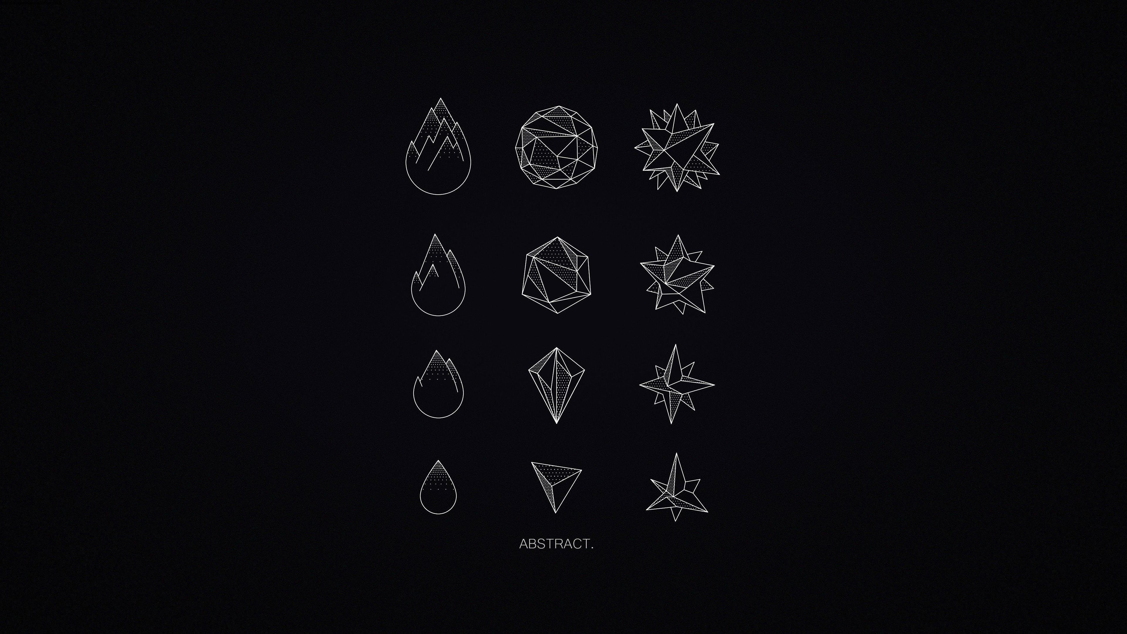 Black Minimalist Wallpaper 3840x2160