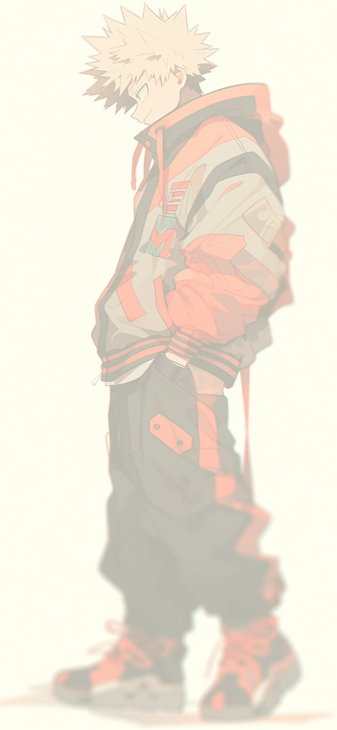 My Hero Academia Bakugo White Wallpaper Wallpaper 4k