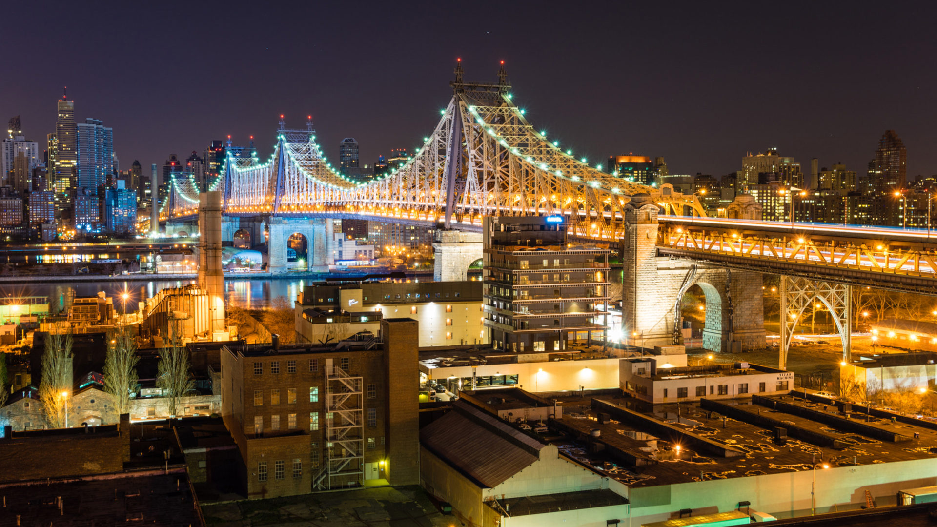 Queensboro Bridge On East River Between Long Island City In The Quincy And Upper East Side Area Of ​​manhattan In New York City United States Of America, Wallpaper13.com